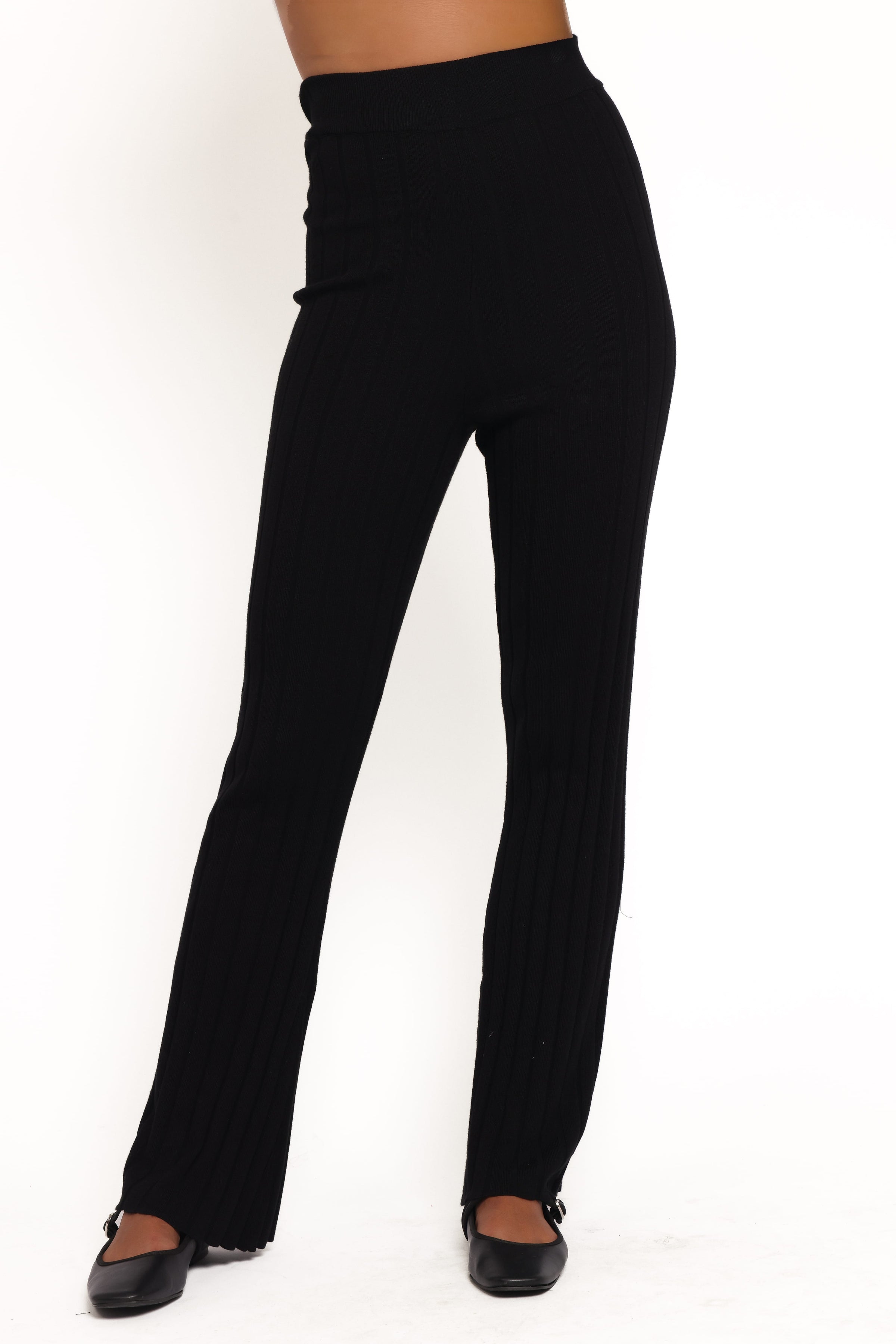 Petal and Pup USA SETS Silvie Long Sleeve Knitted Set - Black