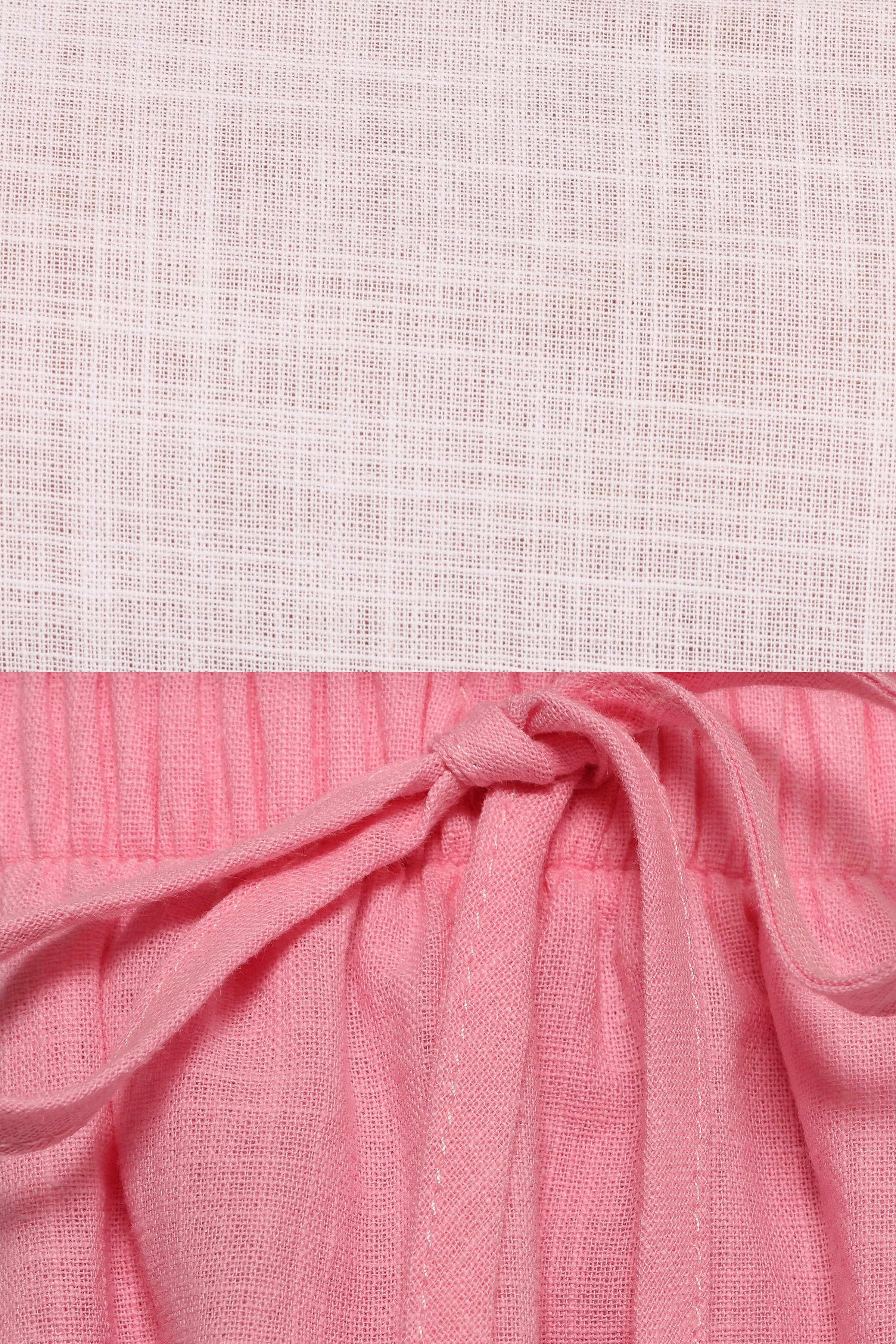 Petal and Pup USA SETS Simone Skirt Set - White Pink