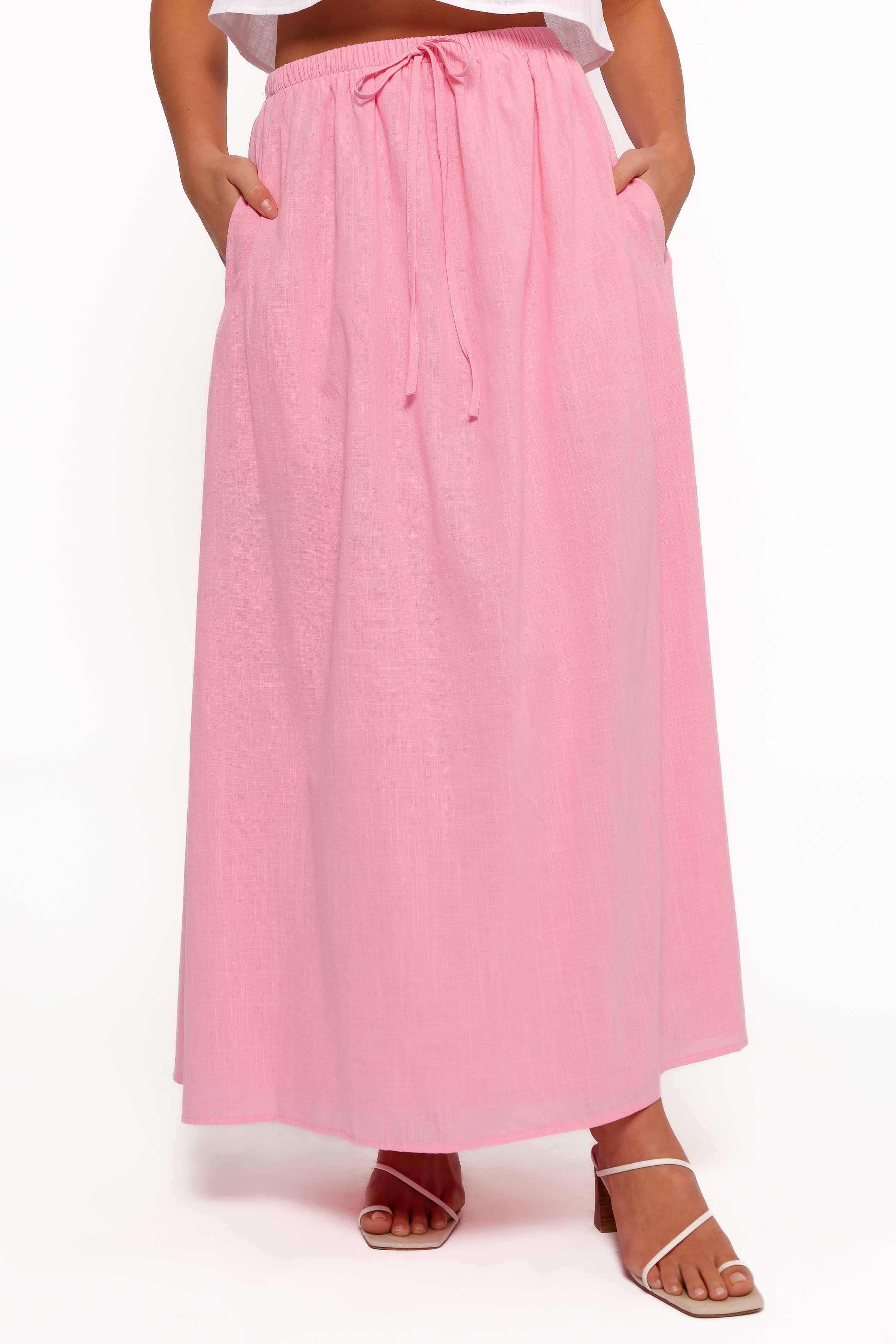 Petal and Pup USA SETS Simone Skirt Set - White Pink