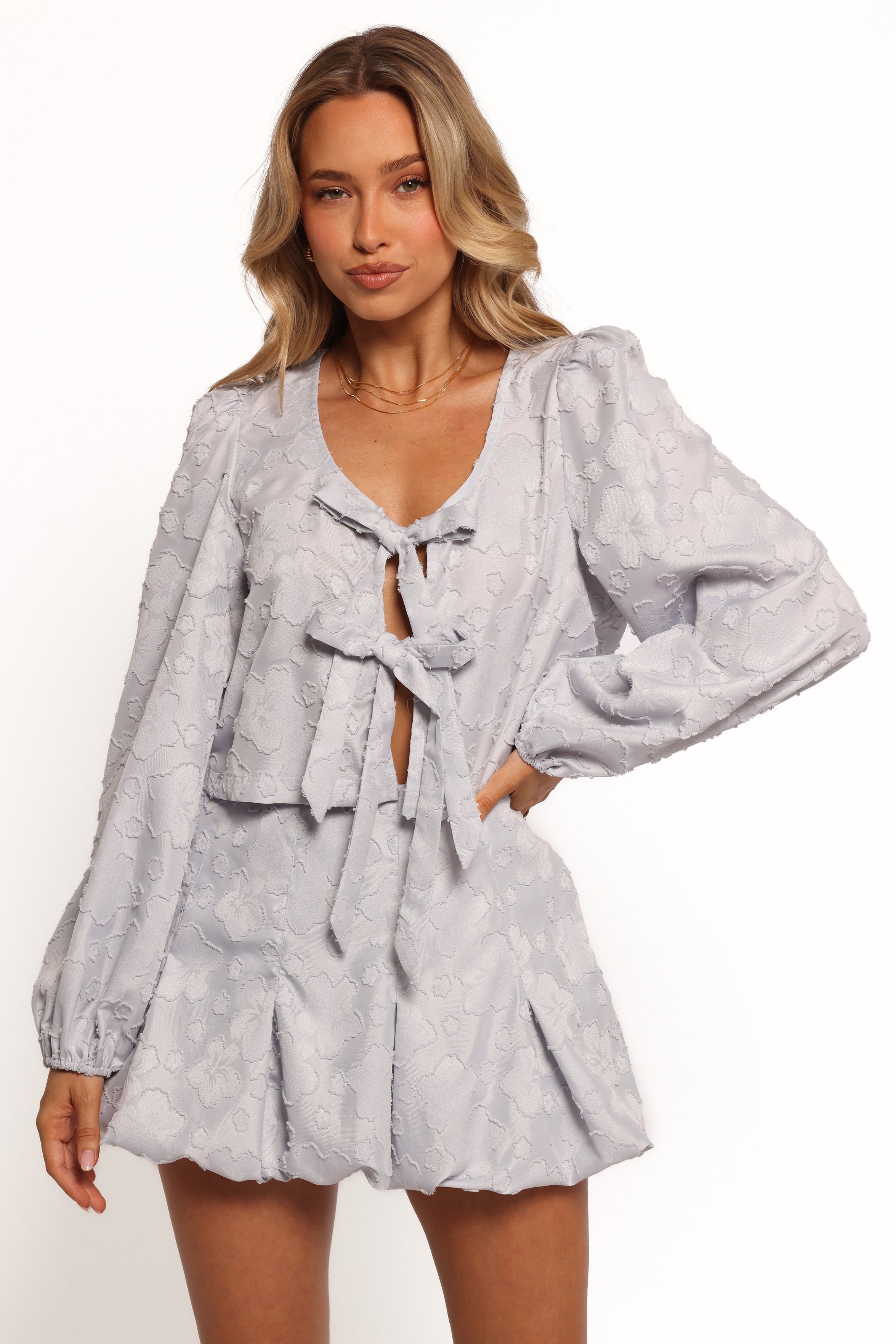 Petal and Pup USA SETS Stevie Two Piece Set - Dusty Blue