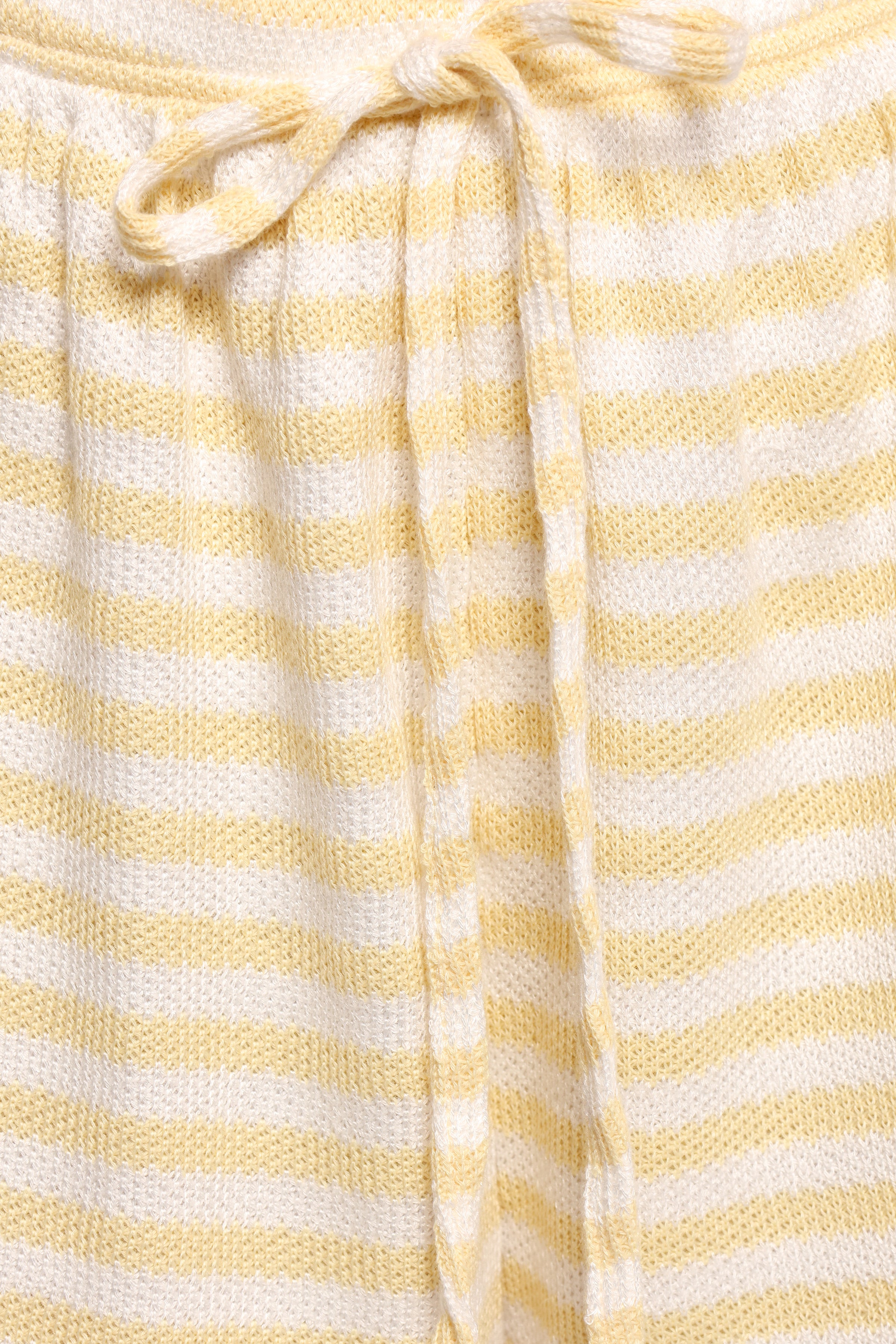 Petal and Pup USA SETS Sunny Knitted Short Set - Yellow Stripe
