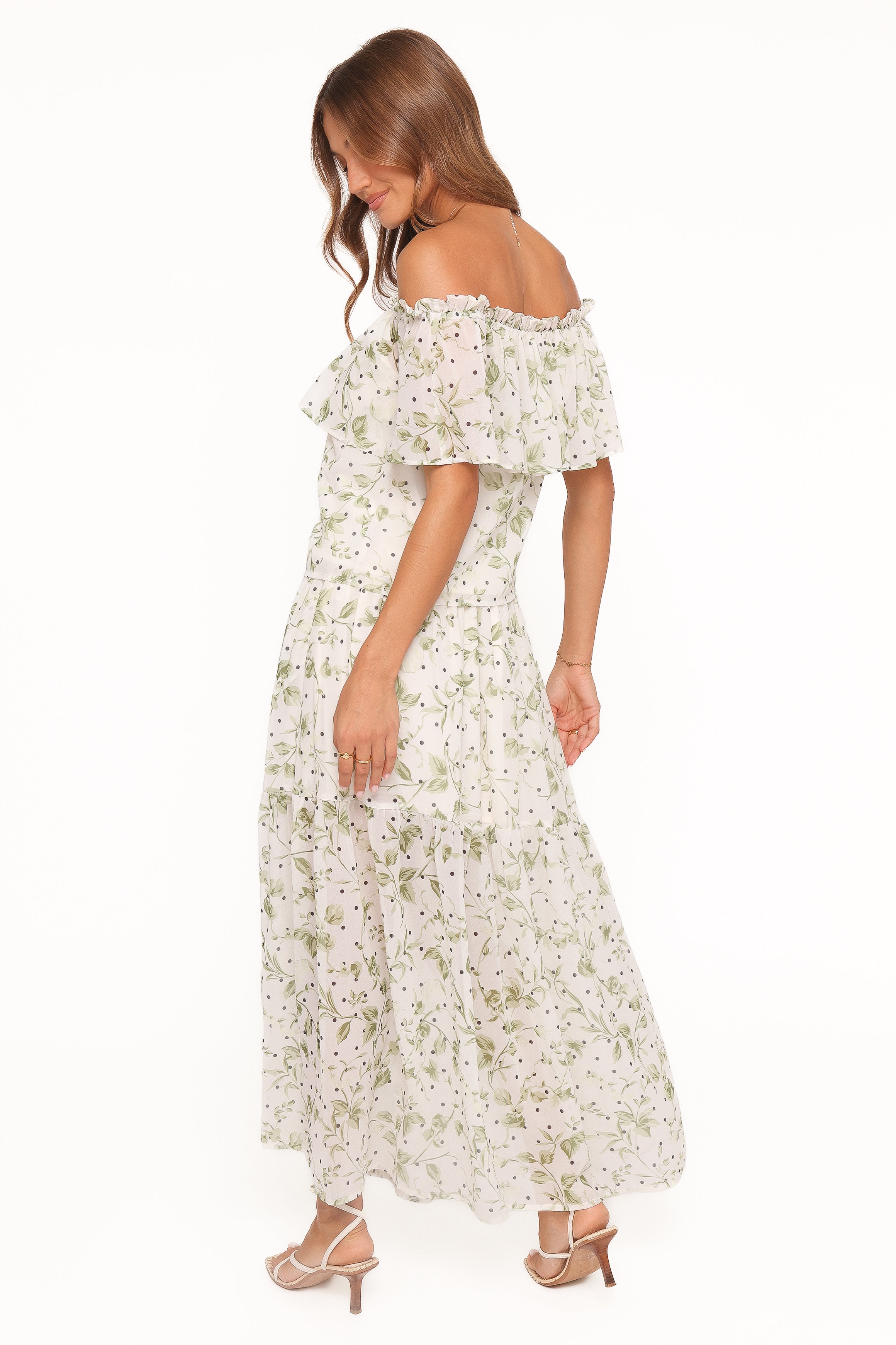 Petal and Pup USA SETS Vanessa Maxi Skirt Set - Green Leaf