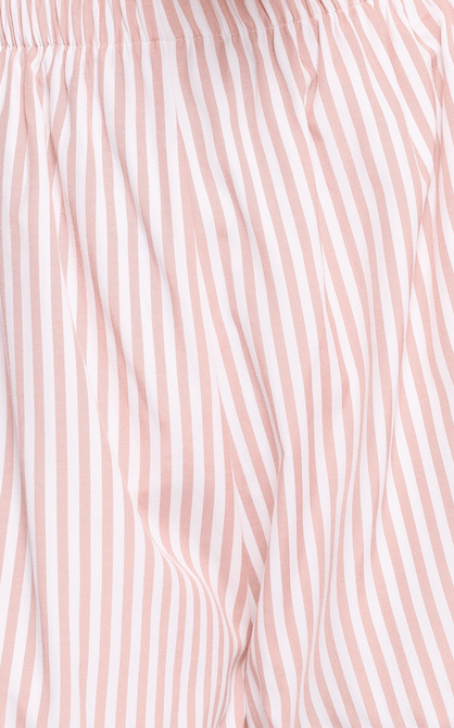 Petal and Pup USA SETS Wilson Short Set - Peach Stripe White