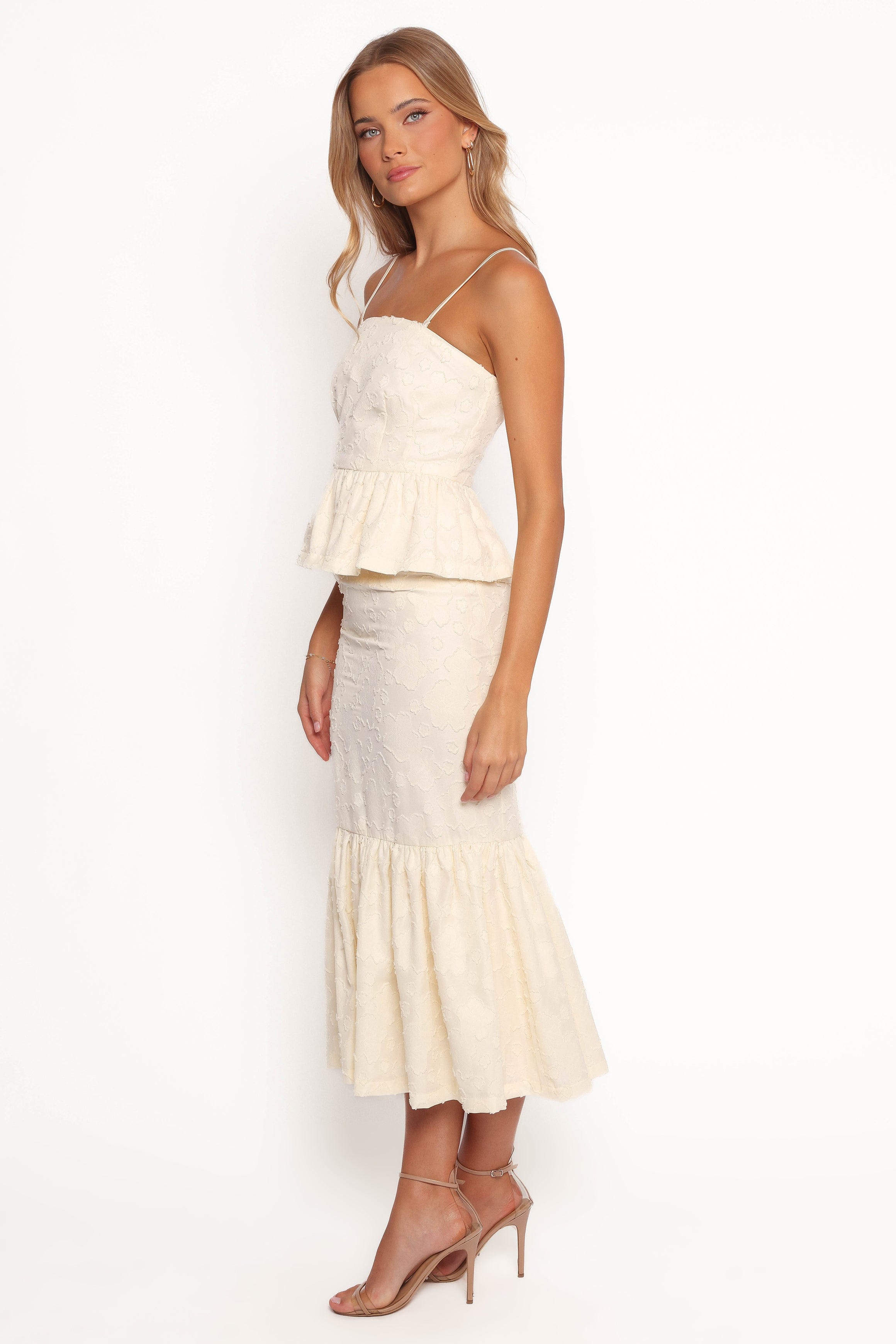 Petal and Pup USA SETS Xami Skirt Set - Pale Yellow