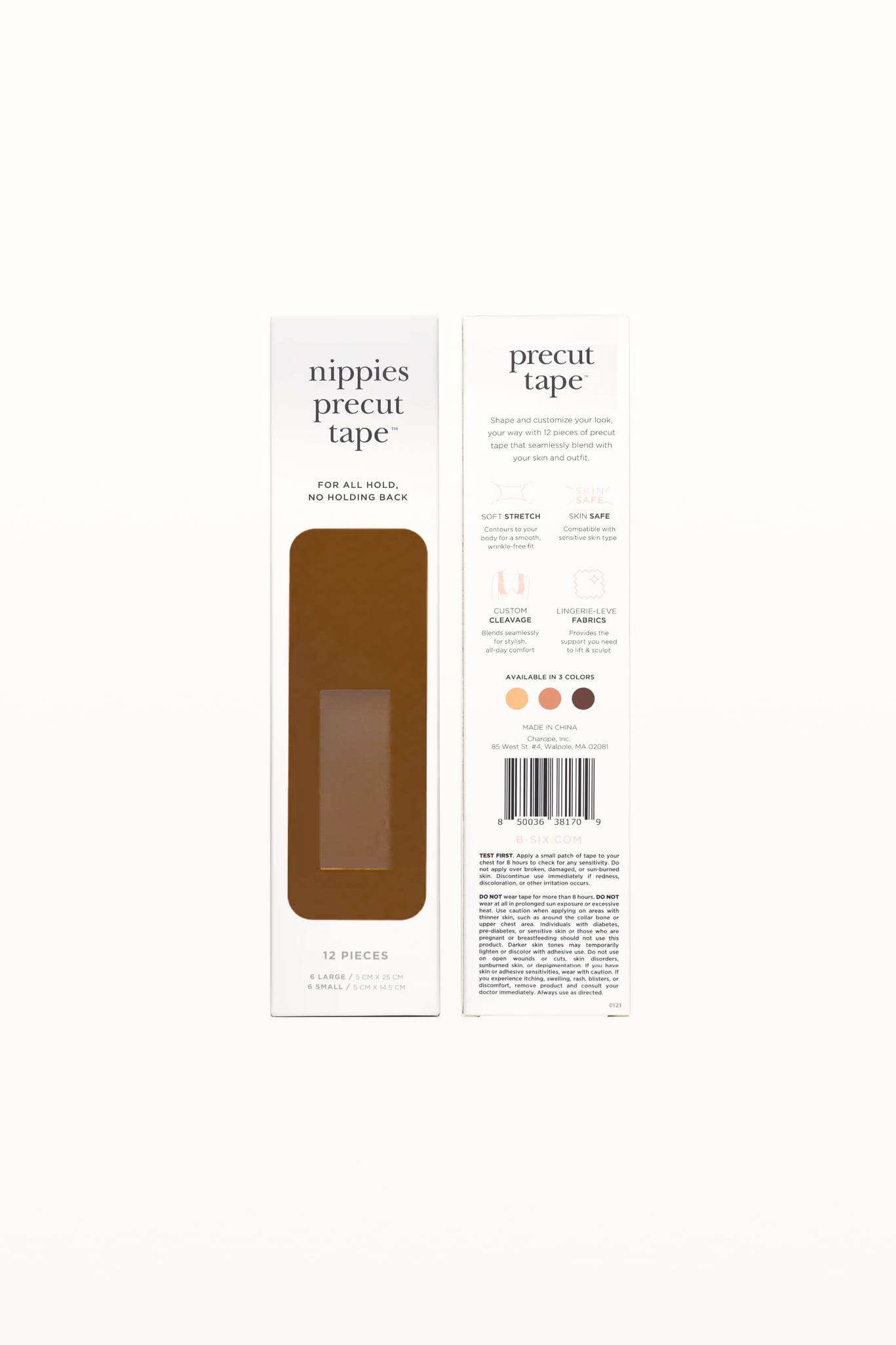 Petal and Pup USA SWIM & INTIMATES Nippies Pre Cut Tape - Coco One Size