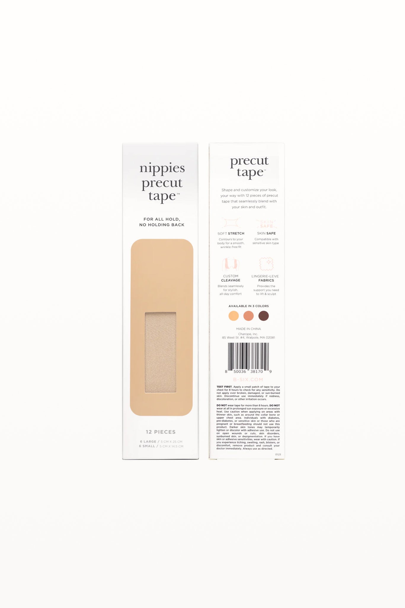 Petal and Pup USA SWIM & INTIMATES Nippies Pre Cut Tape - Creme One Size