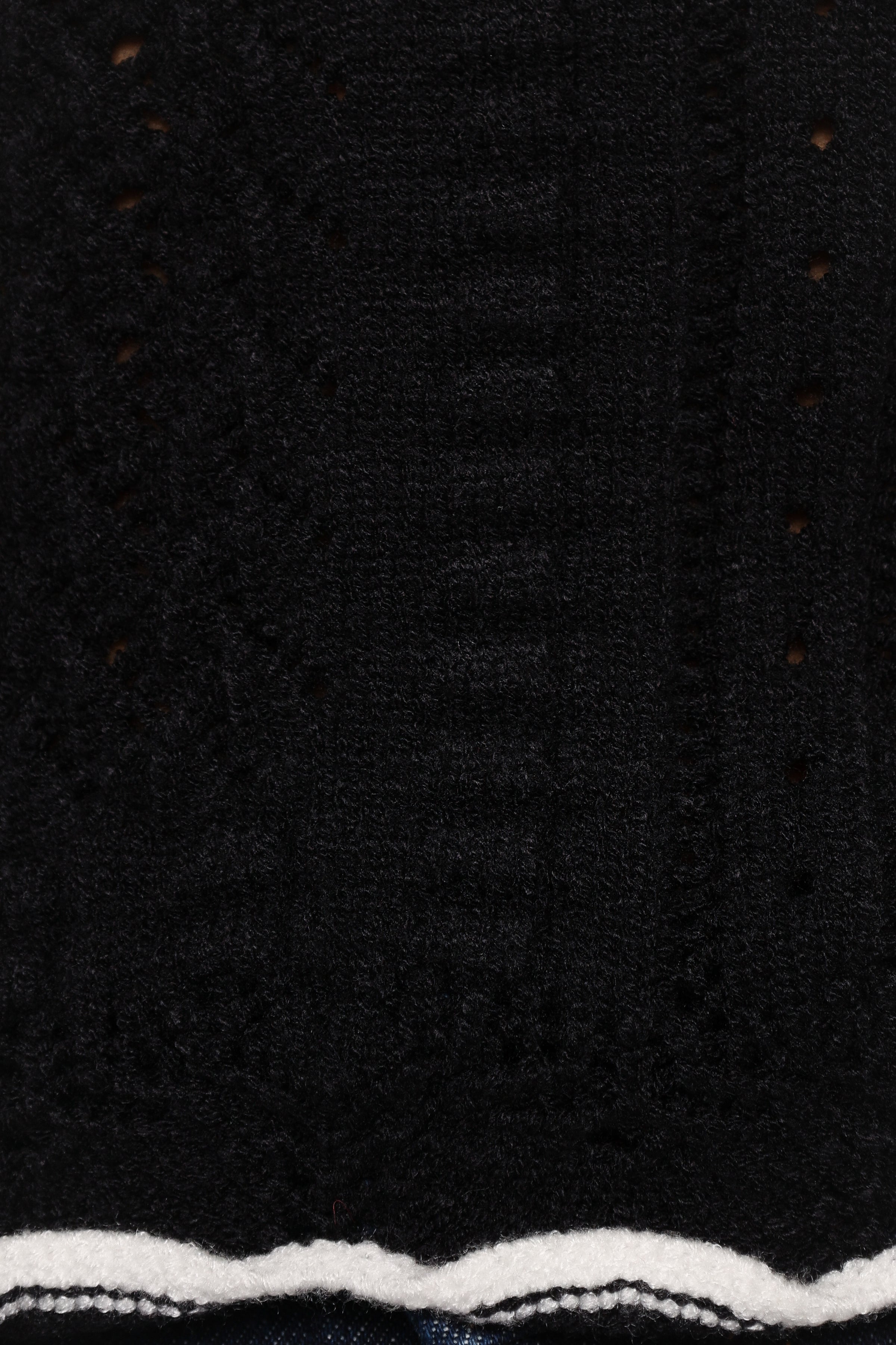 Petal and Pup USA TOPS Abby Knit Top - Black White