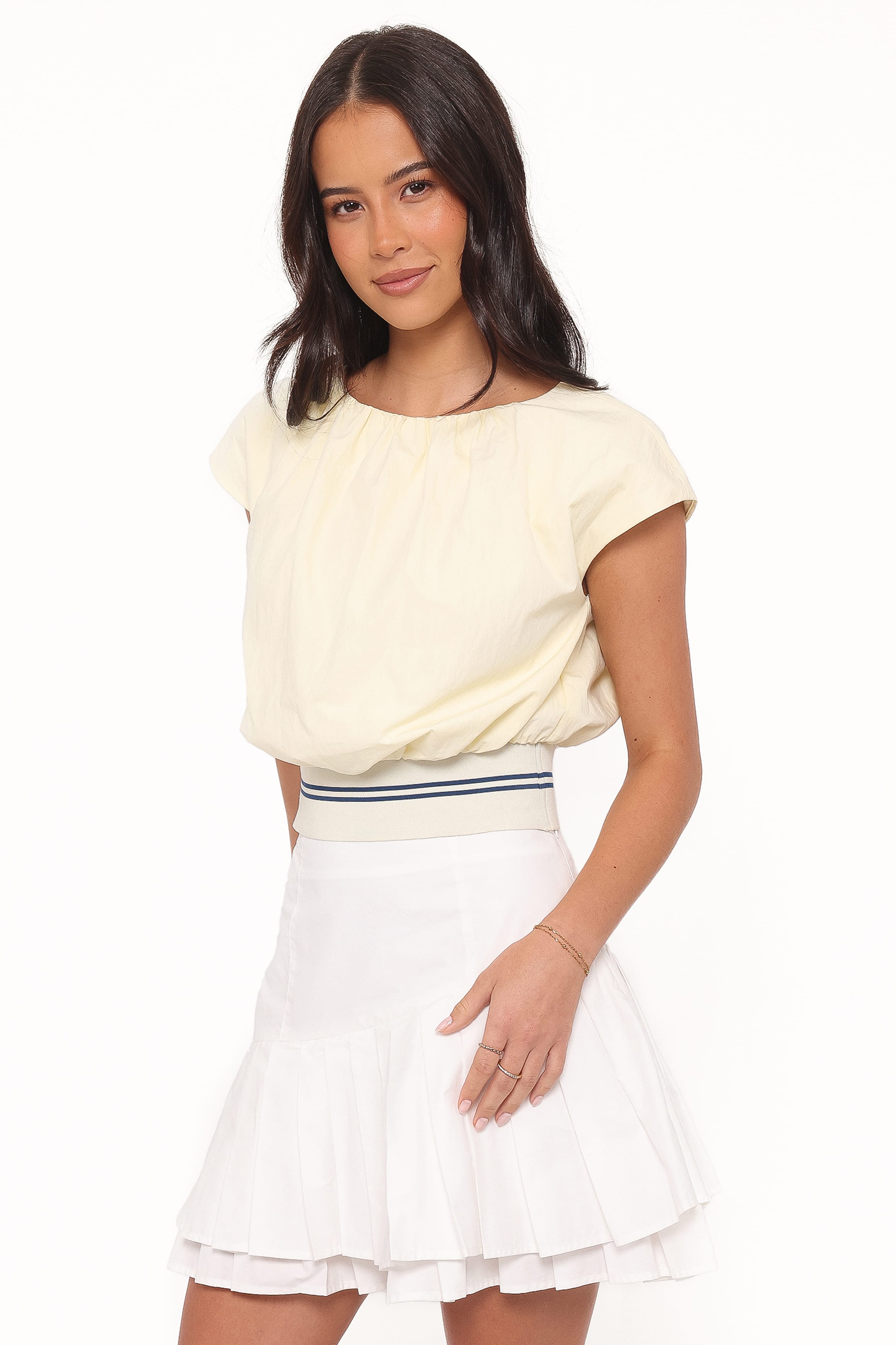 Petal and Pup USA TOPS Adam Top - Pale Yellow