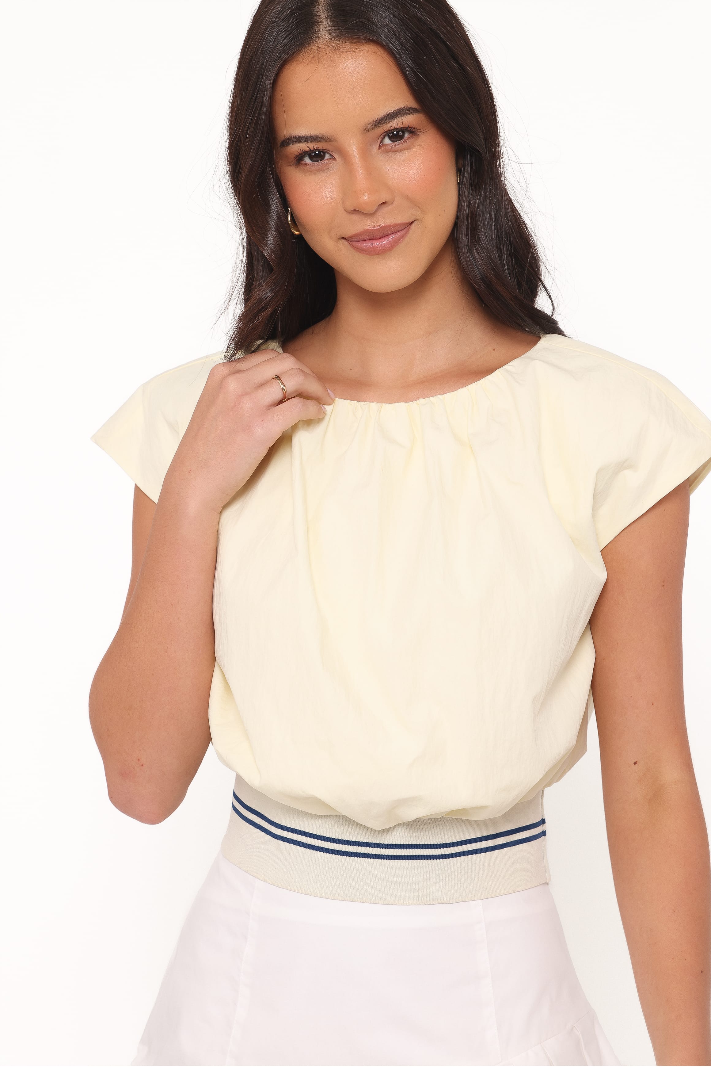 Petal and Pup USA TOPS Adam Top - Pale Yellow