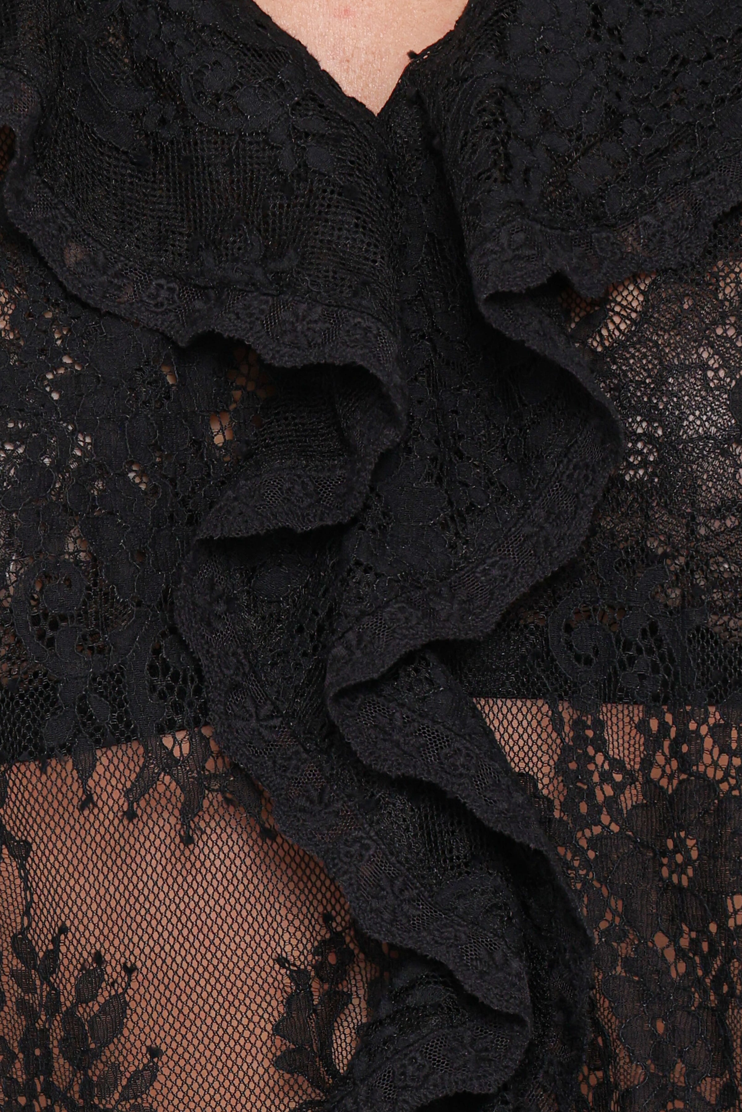 Petal and Pup USA TOPS Adhanna Lace Top - Black
