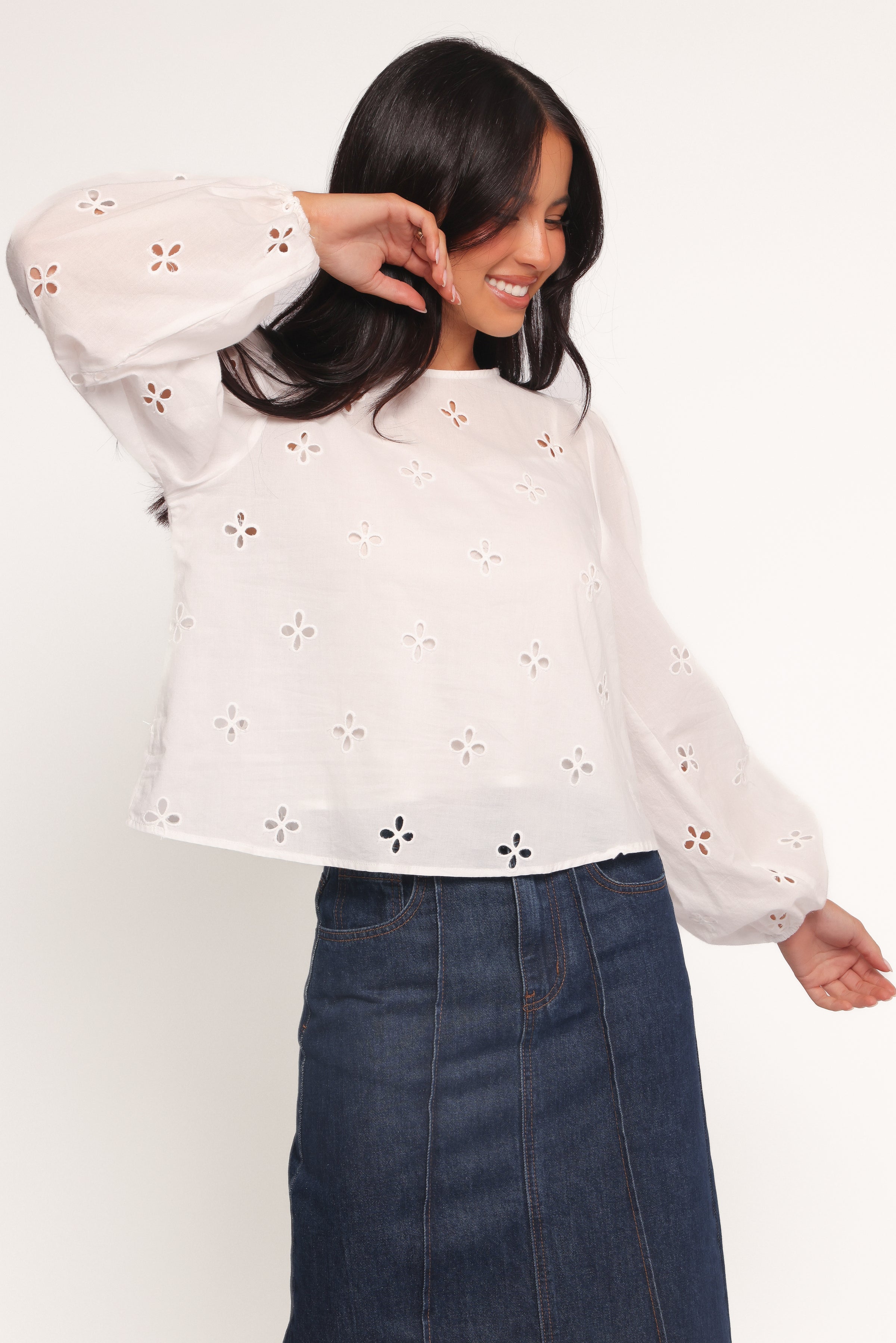 Petal and Pup USA TOPS Aggie Blouse - White