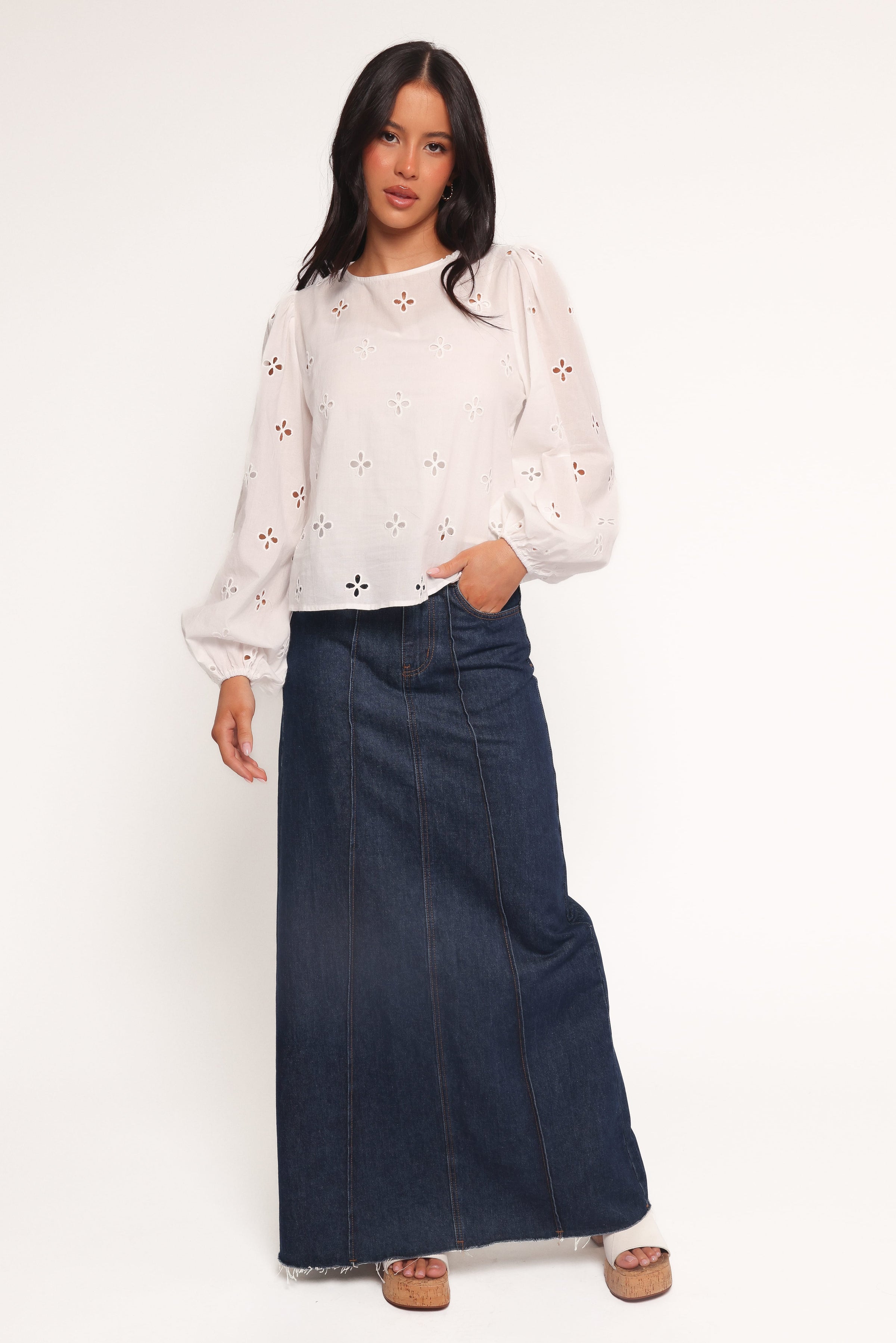 Petal and Pup USA TOPS Aggie Blouse - White