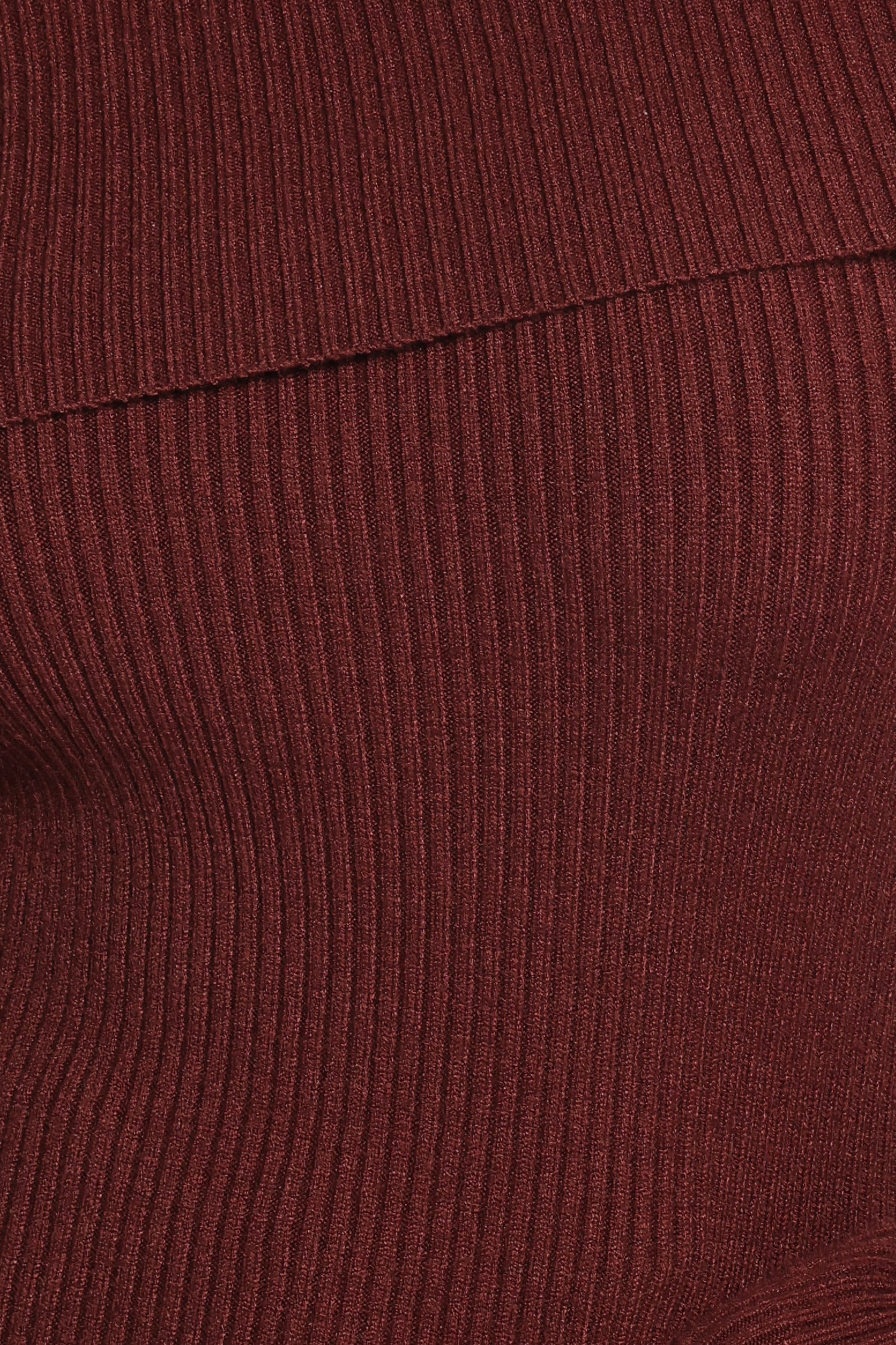 Petal and Pup USA TOPS Aleena Knit Top - Chocolate Brown
