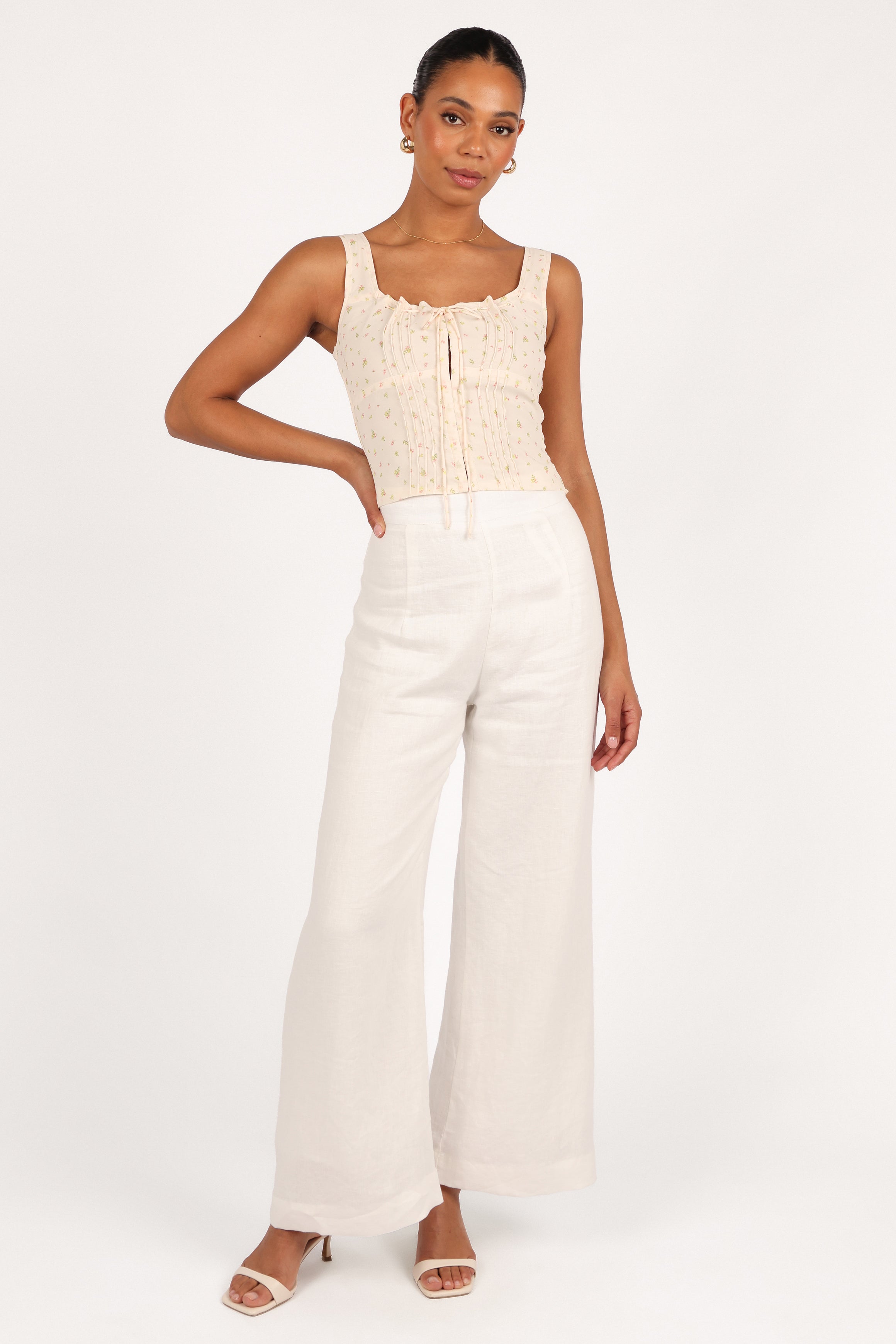 Petal and Pup USA TOPS Alice Corset Top - Tiny Blooms