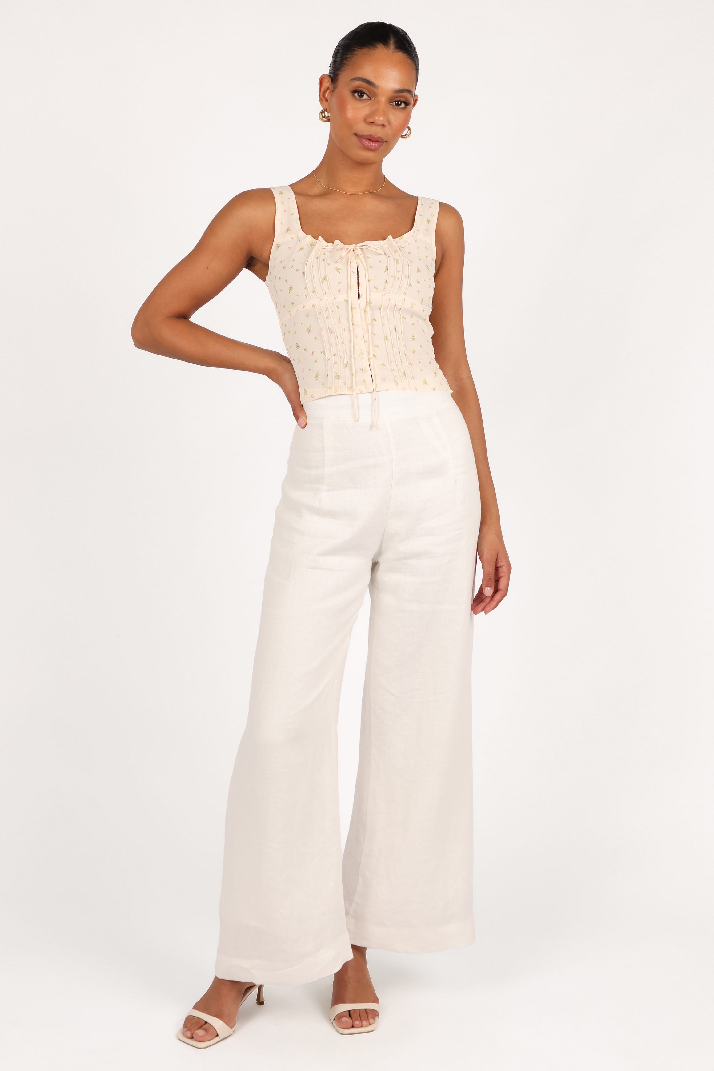 Petal and Pup USA TOPS Alice Corset Top - Tiny Blooms