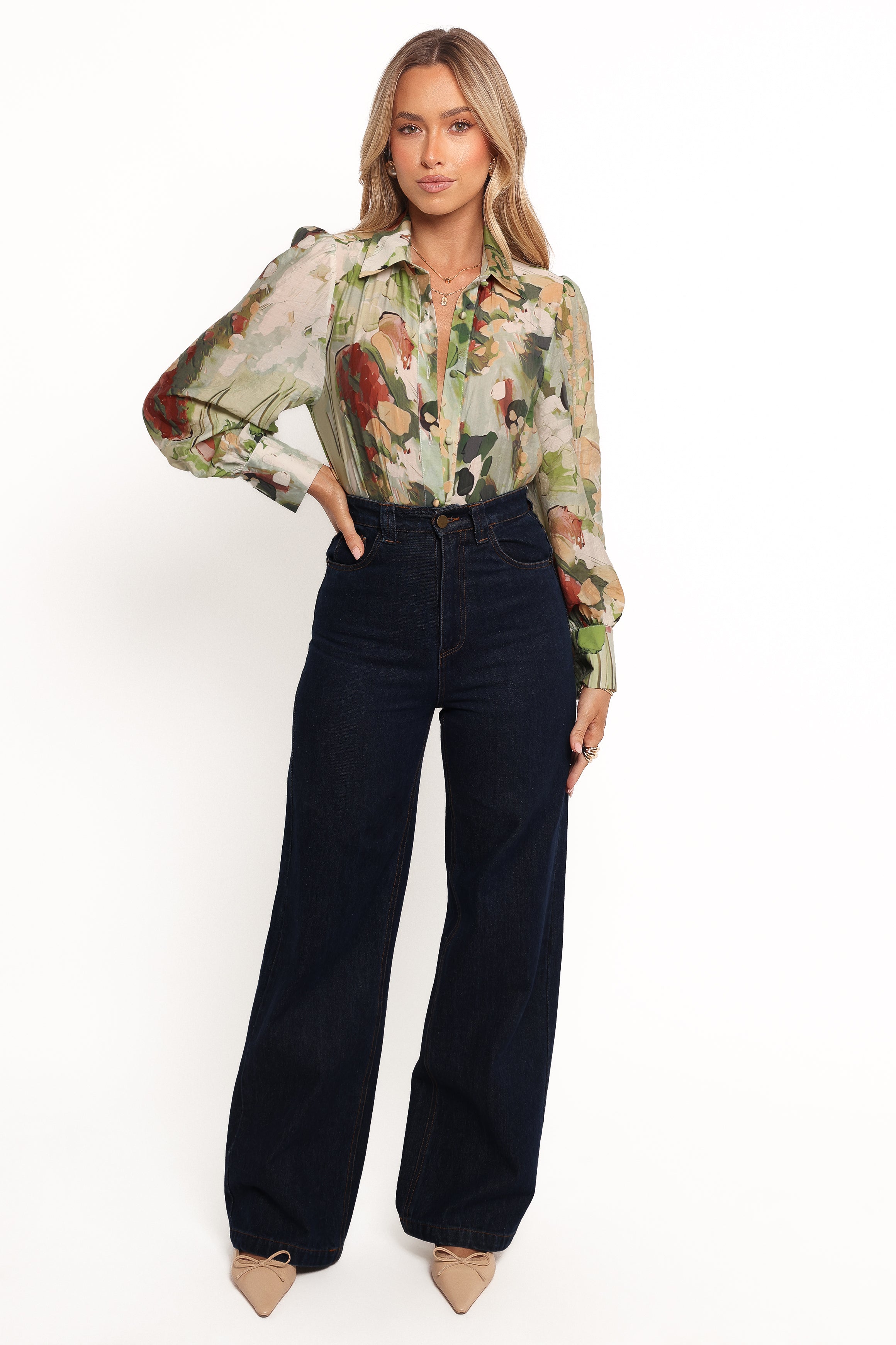 Petal and Pup USA TOPS Allise Top - Green