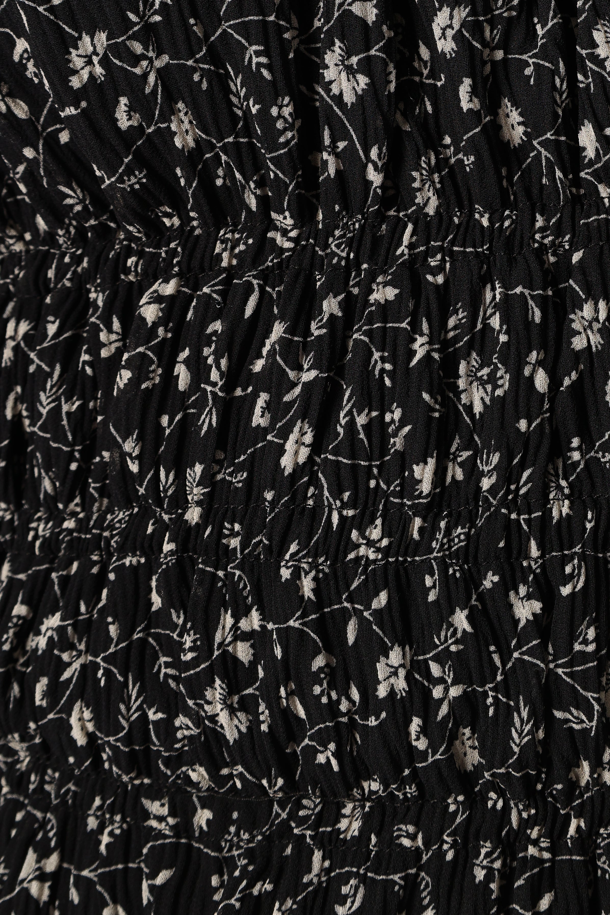 Petal and Pup USA TOPS Allison Ruffle Top - Black Off White