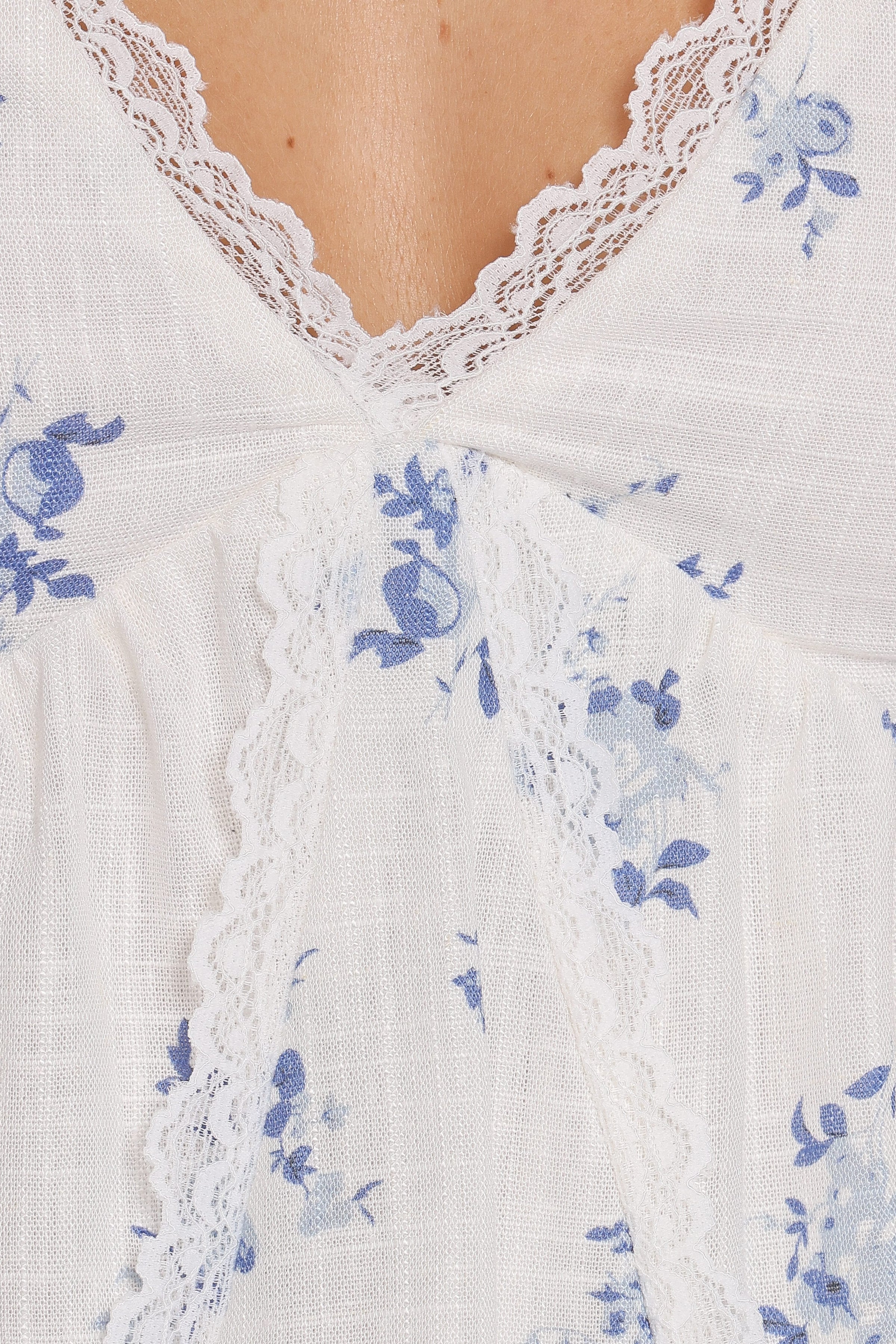 Petal and Pup USA TOPS Aminta Top - Blue Floral