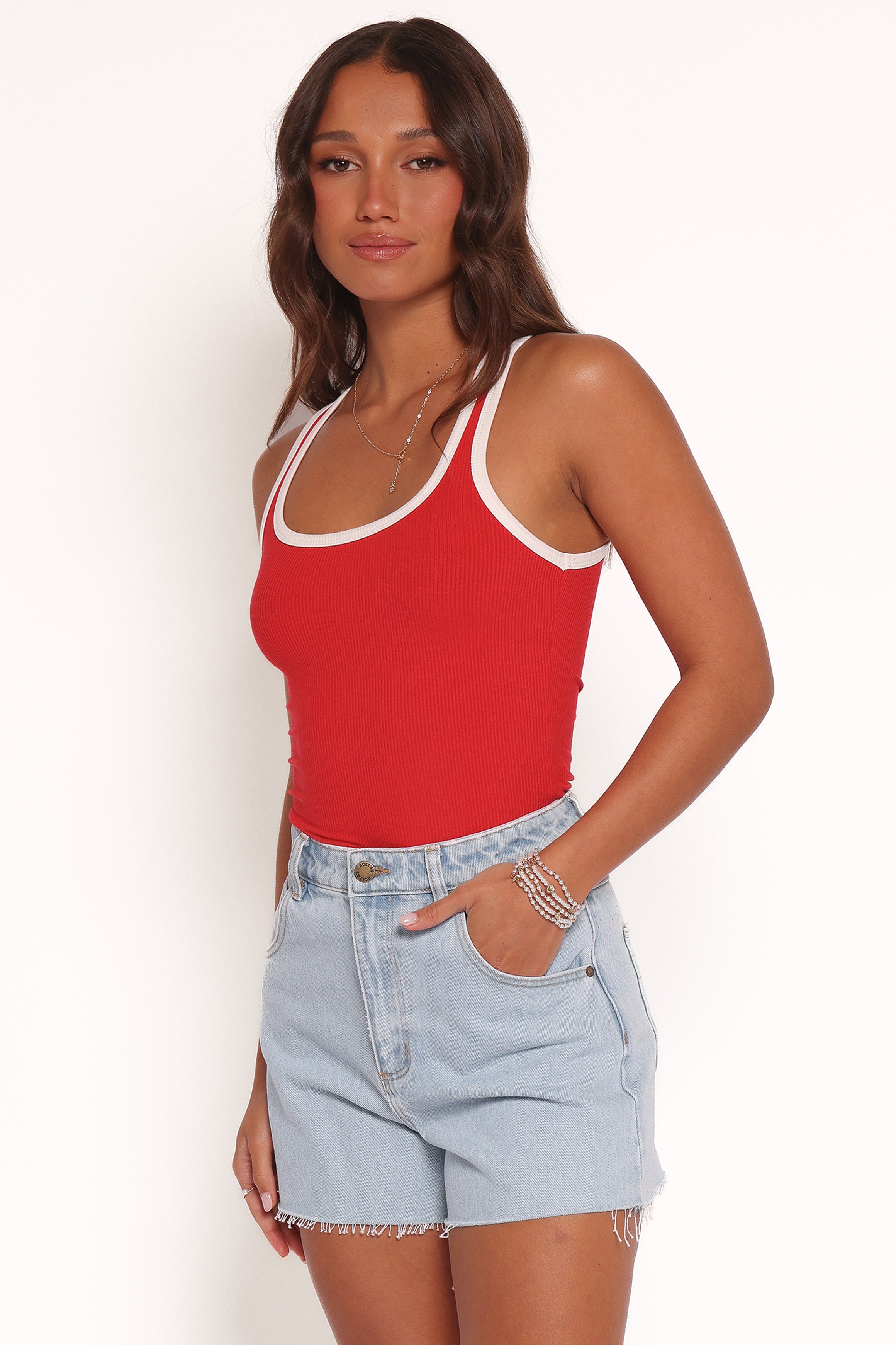 Petal and Pup USA TOPS Angelo Tank - Cherry Red