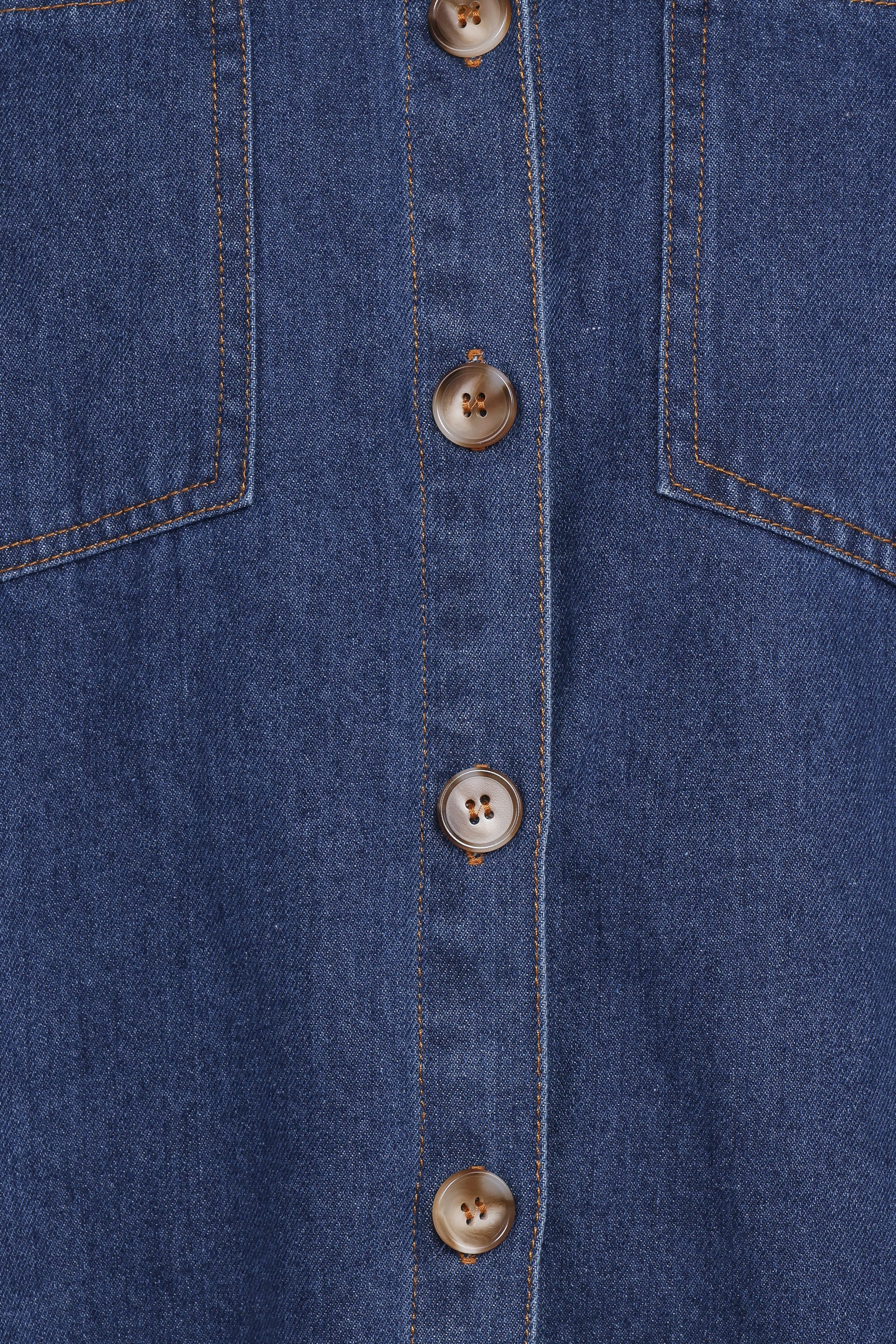 Petal and Pup USA TOPS Anicia Denim Shirt - Dark