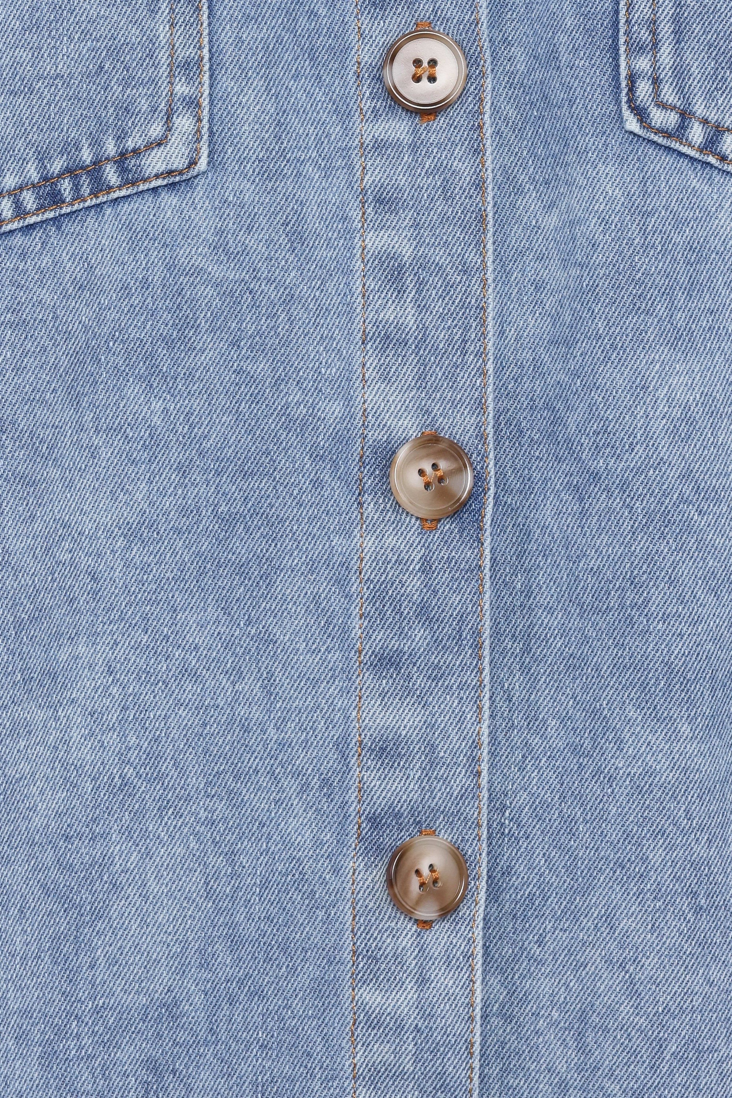 Petal and Pup USA TOPS Anicia Denim Shirt - Light