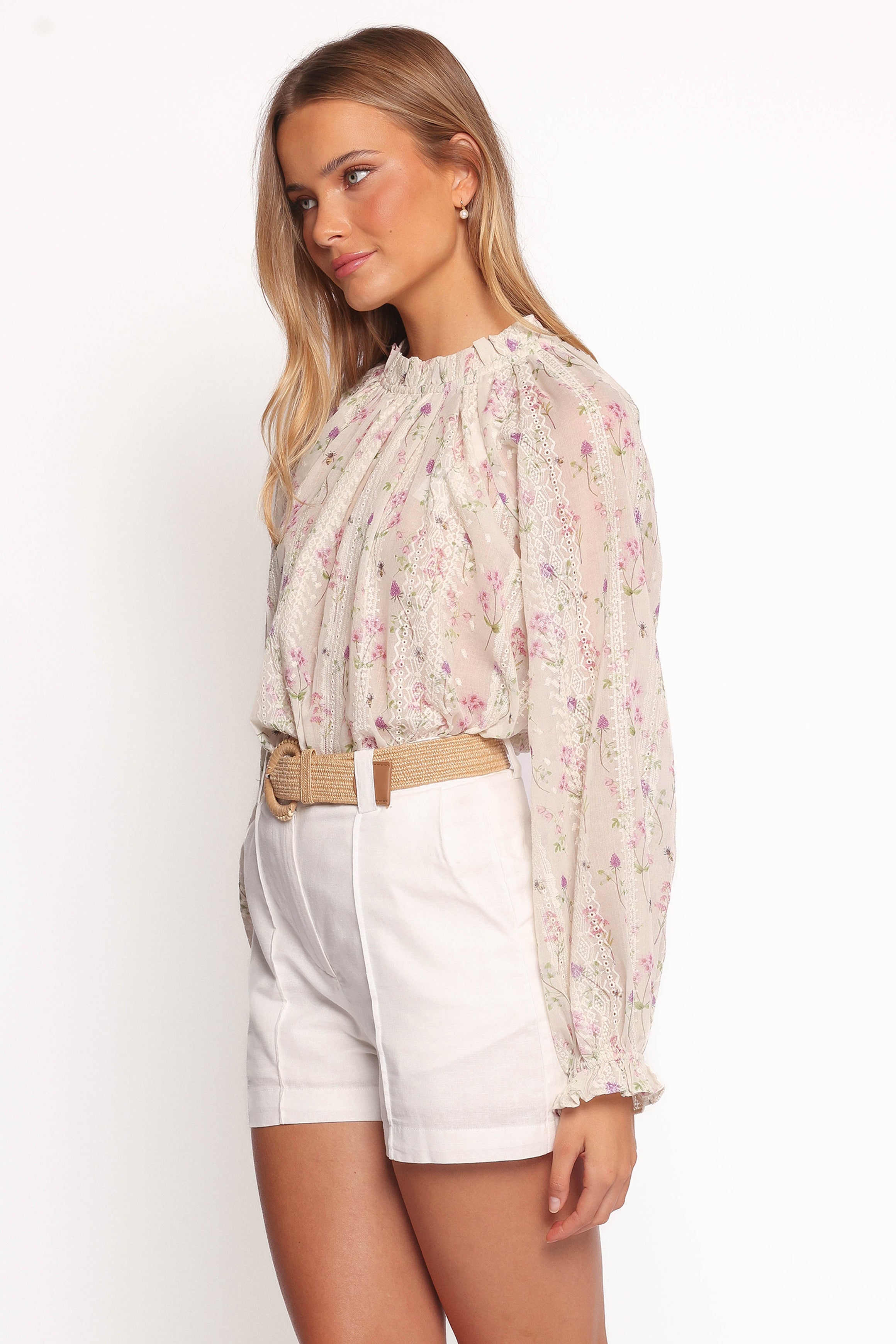 Petal and Pup USA TOPS Annie Long Sleeve Top - Pink Floral