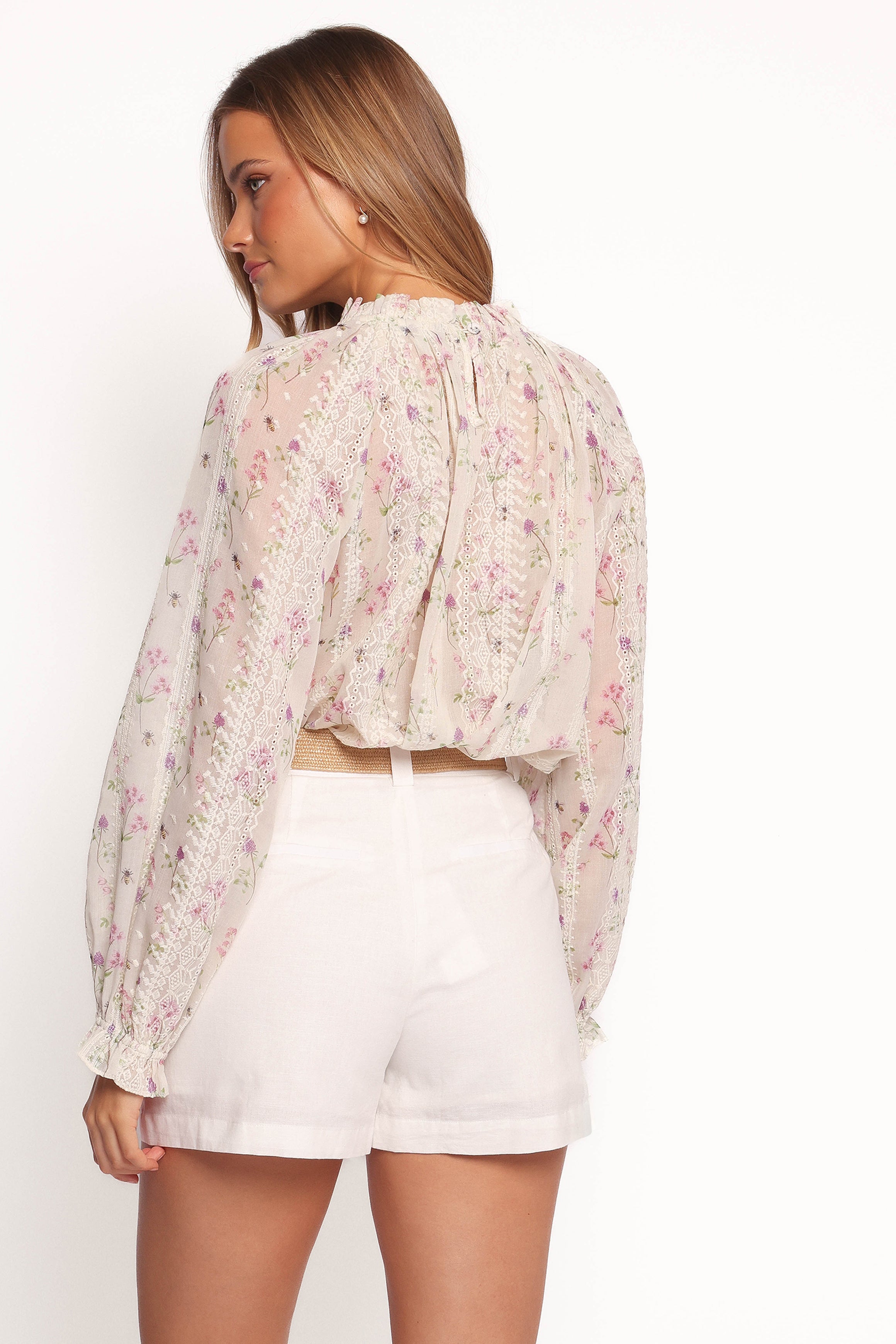 Petal and Pup USA TOPS Annie Long Sleeve Top - Pink Floral
