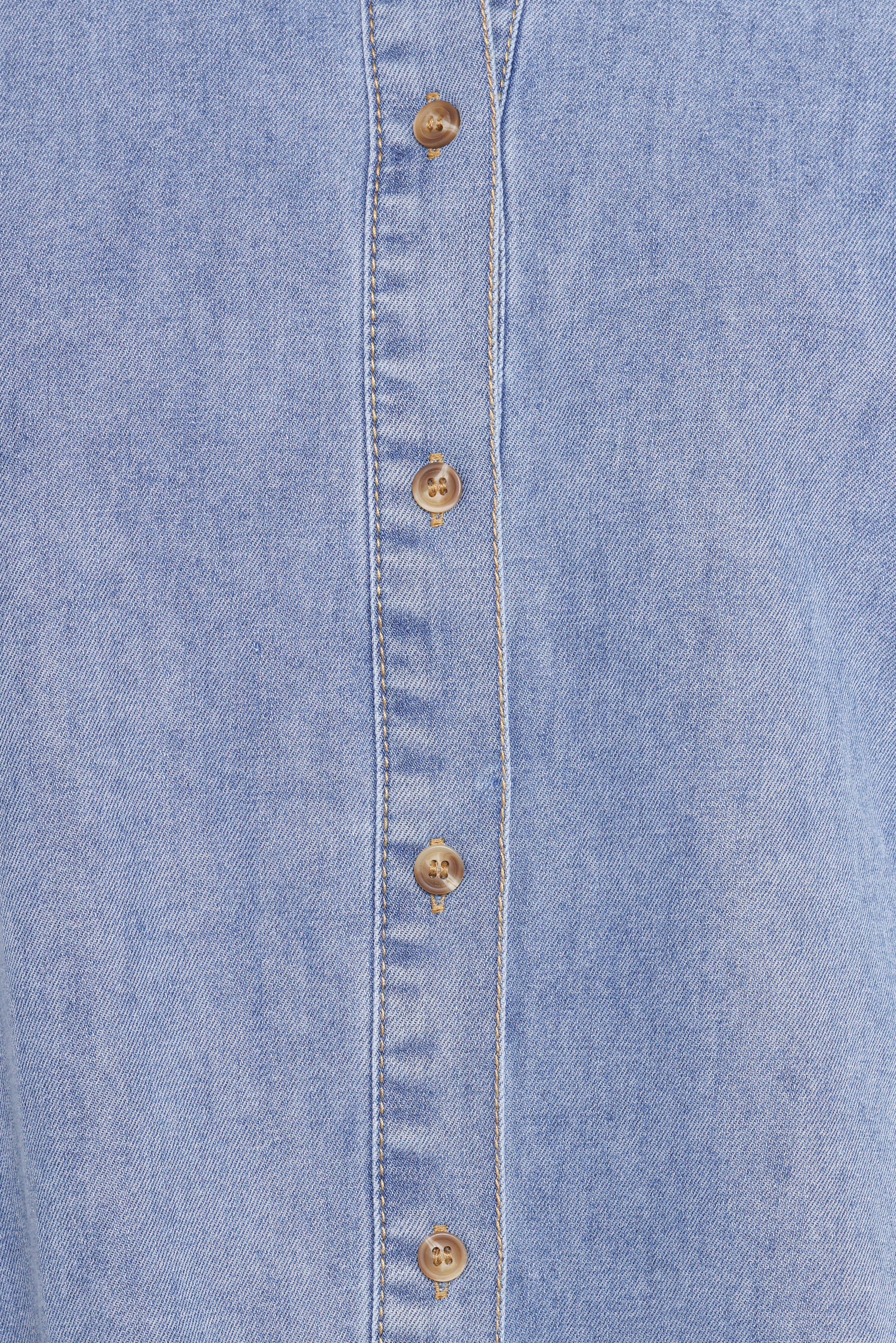 Petal and Pup USA TOPS Antonella Denim Shirt - Denim Blue