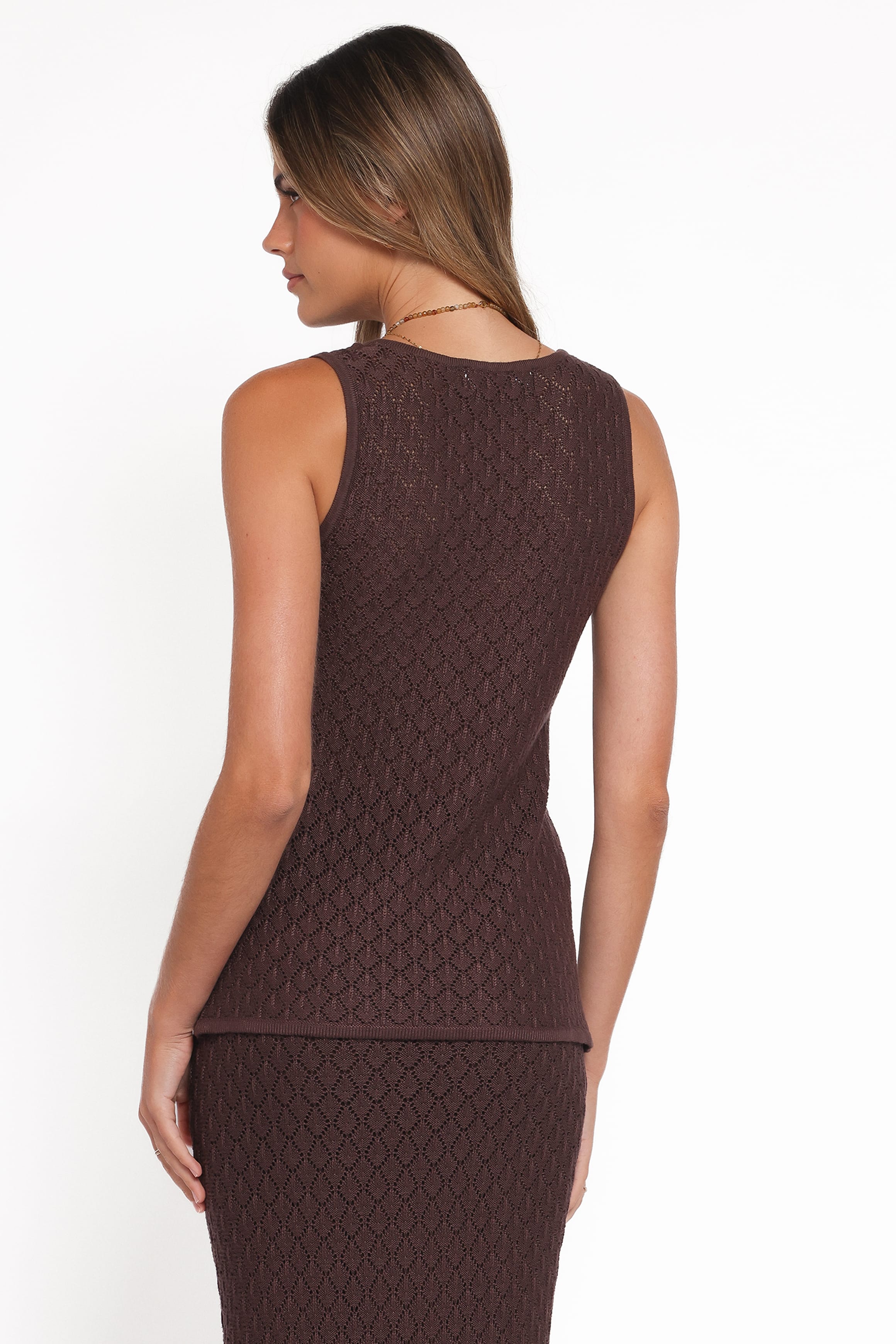 Petal and Pup USA TOPS Asplie Knit Top - Espresso