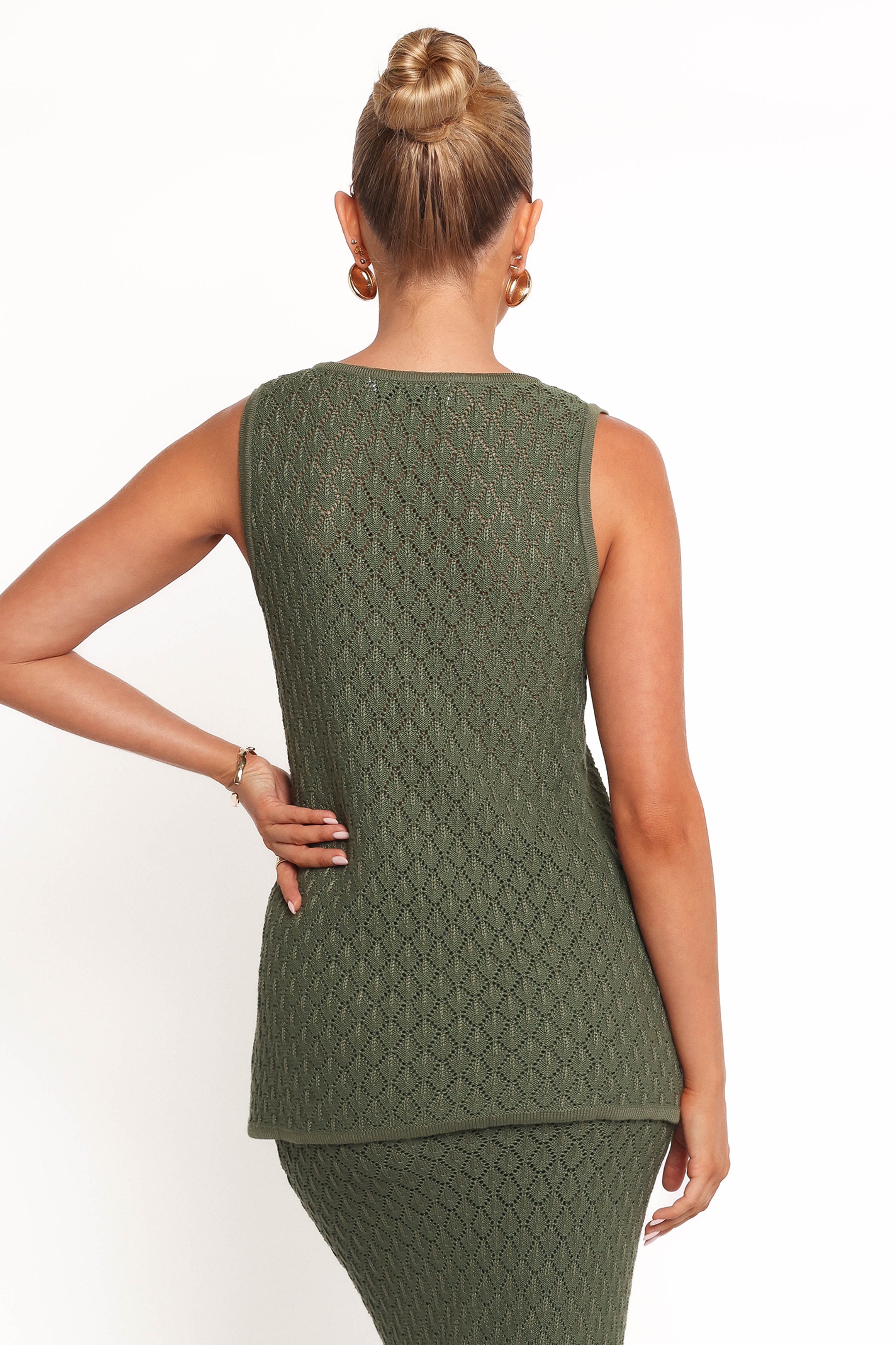 Petal and Pup USA TOPS Asplie Knit Top - Olive