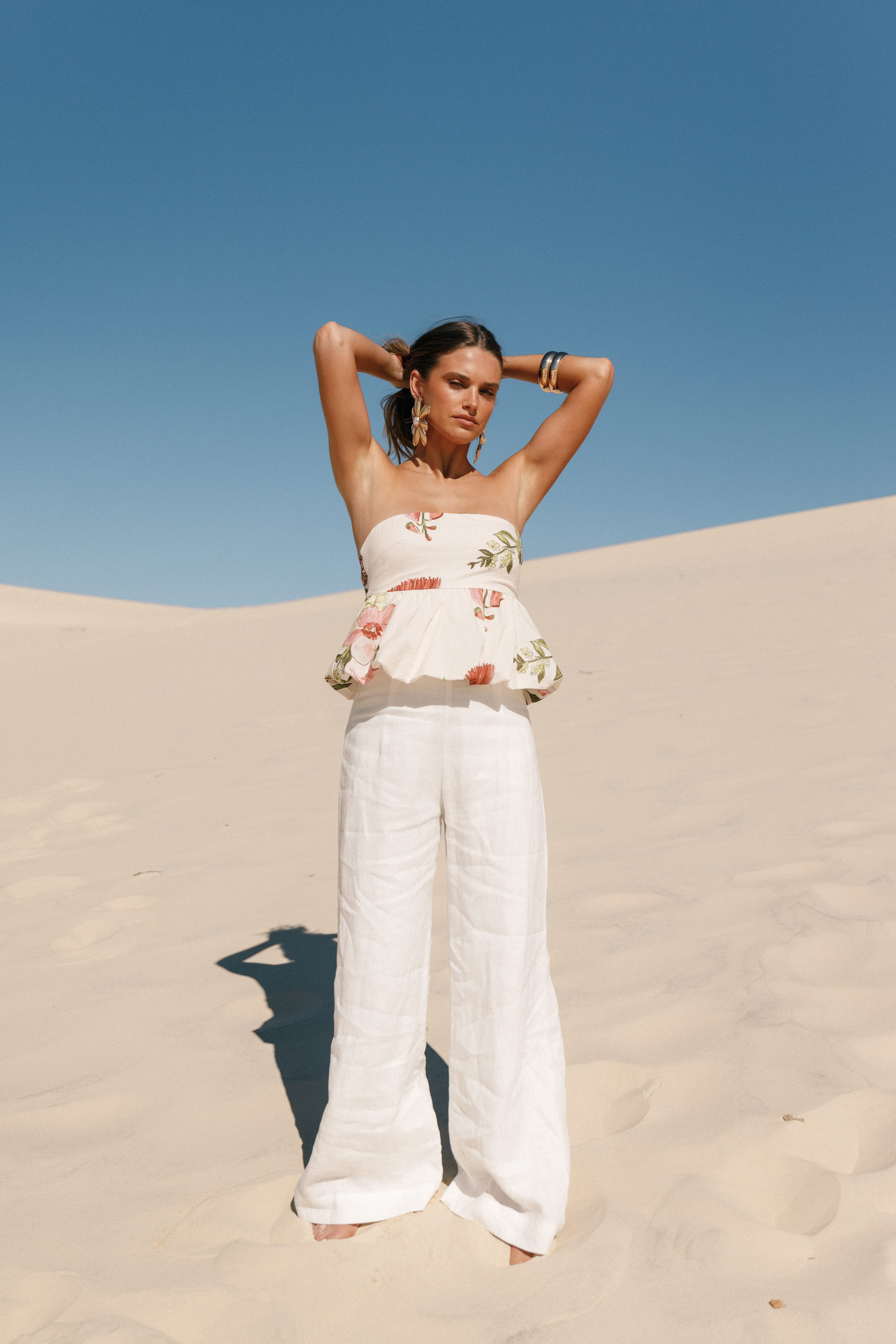 Petal and Pup USA TOPS Aurelie Strapless Top - Native Flora