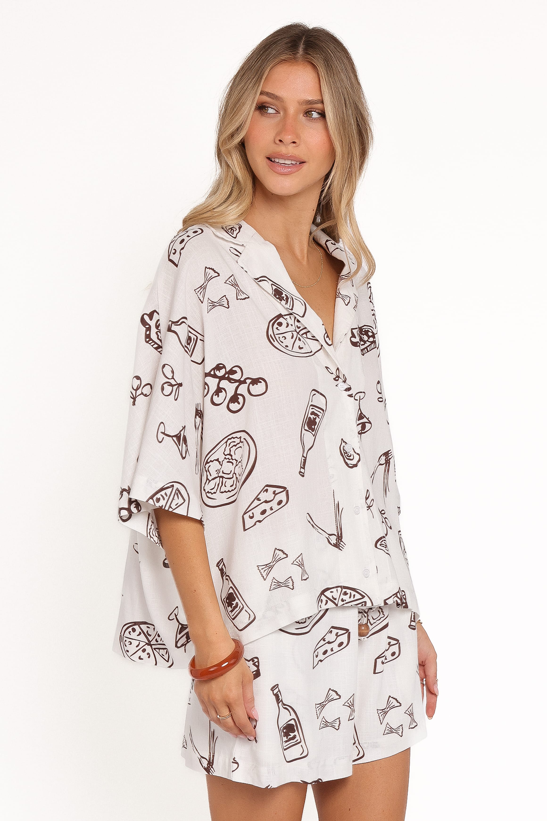 Petal and Pup USA TOPS Avara Short Sleeve Shirt - Alfresco