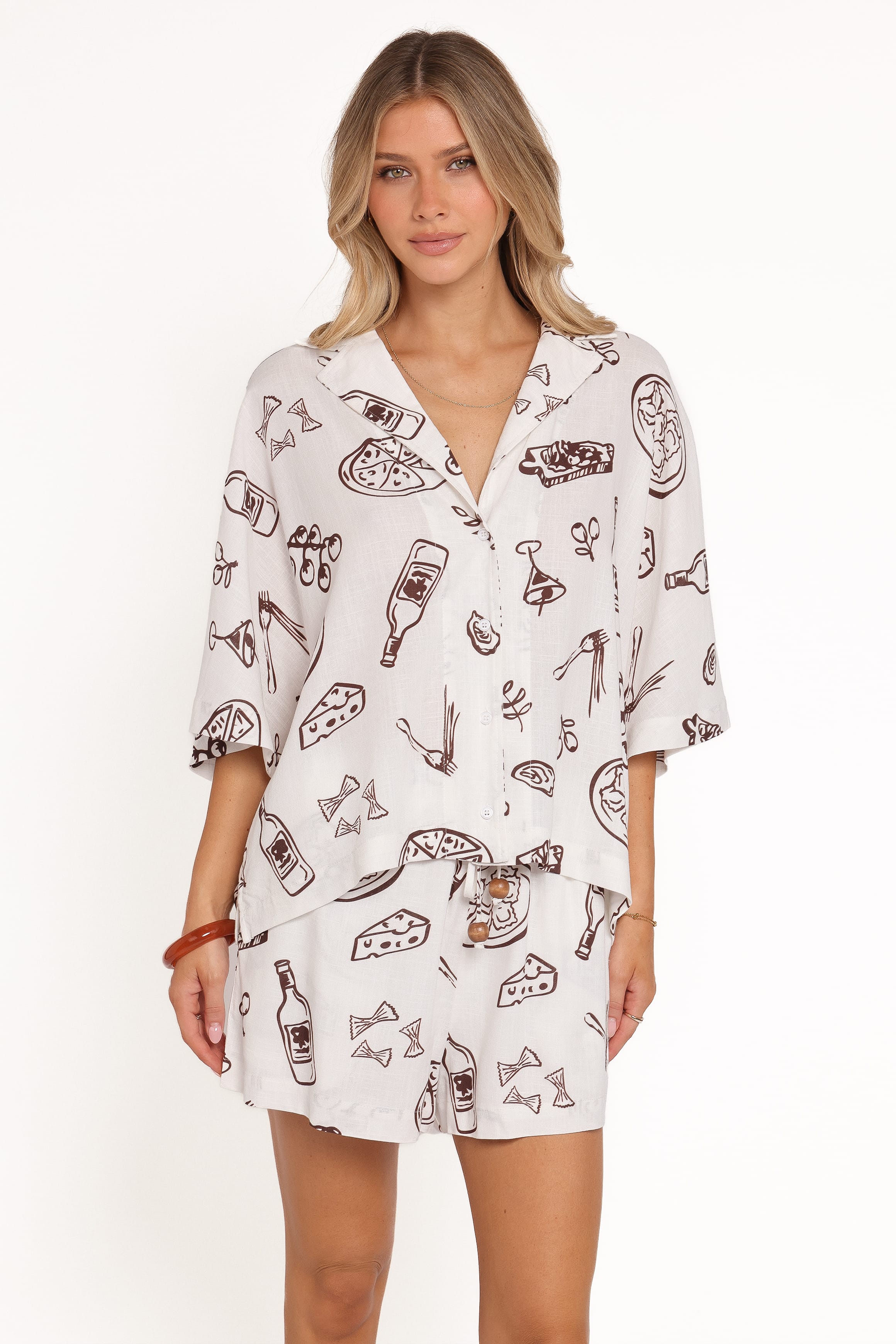 Petal and Pup USA TOPS Avara Short Sleeve Shirt - Alfresco