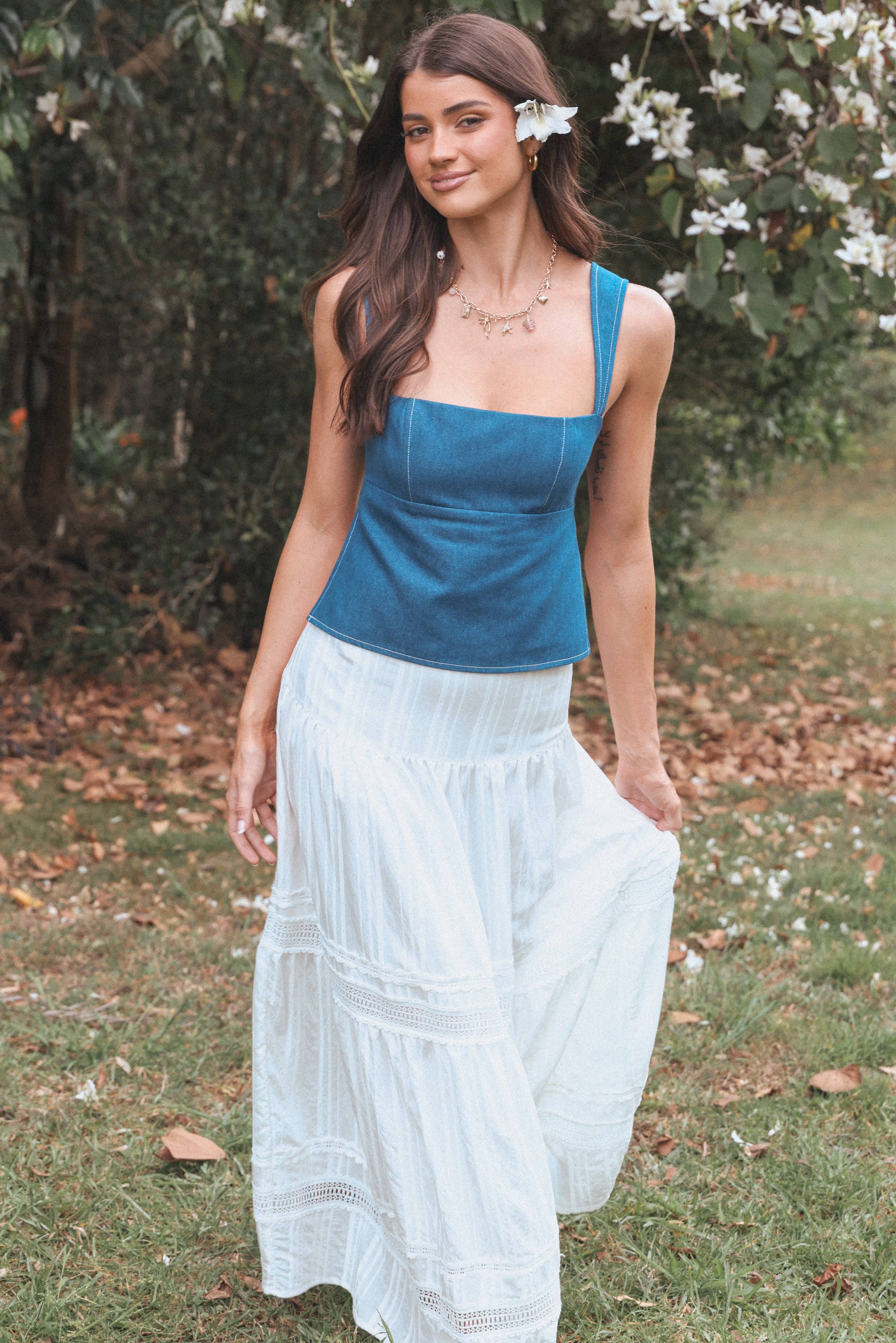 Petal and Pup USA TOPS Azura Top - Denim