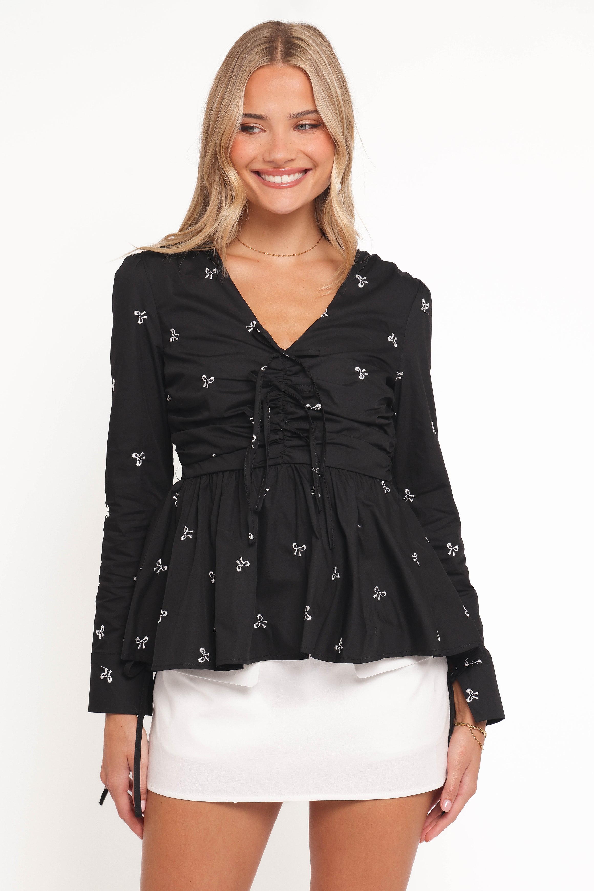 Petal and Pup USA TOPS Azure Top - Black