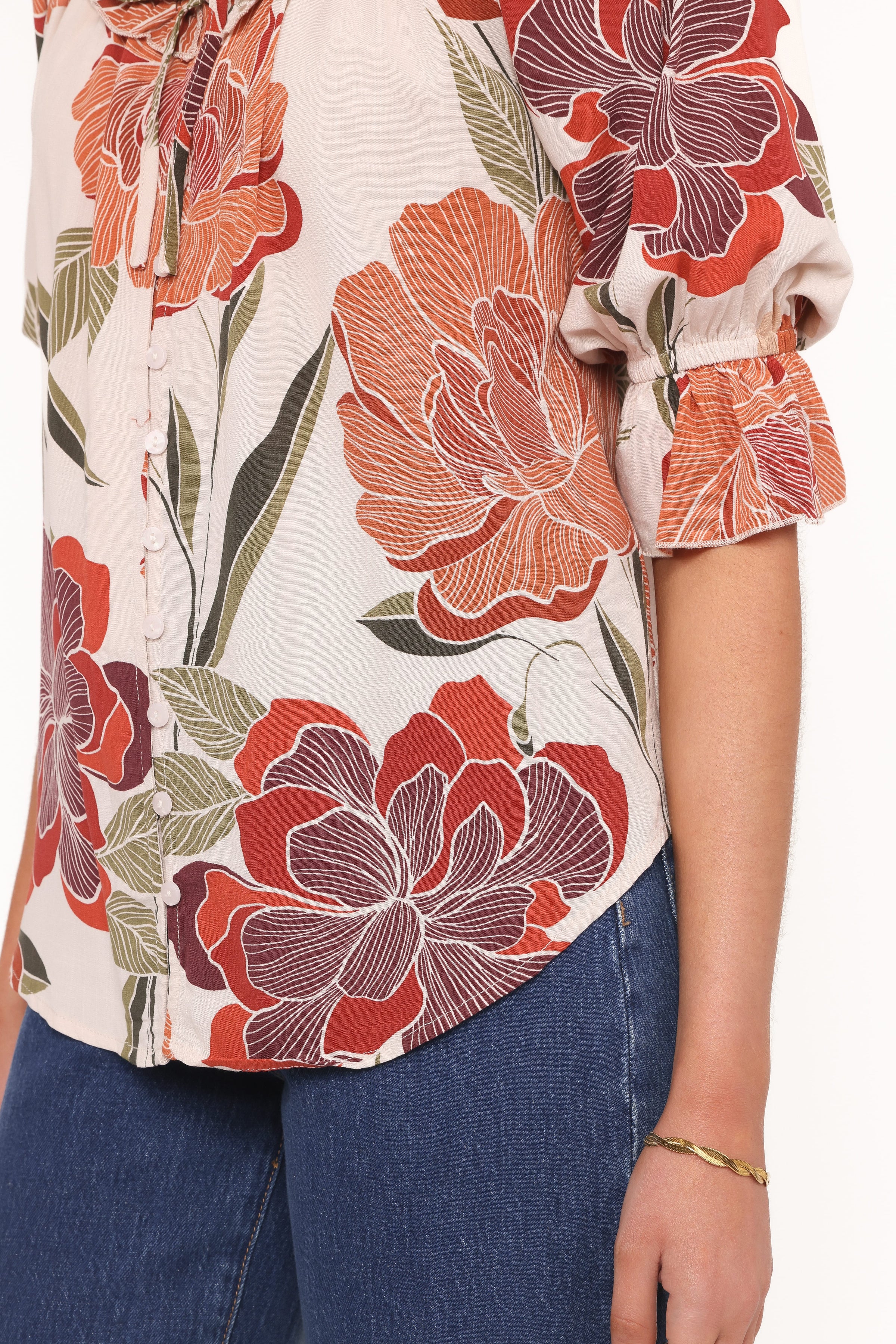 Petal and Pup USA TOPS Bertha Top - Fall Floral