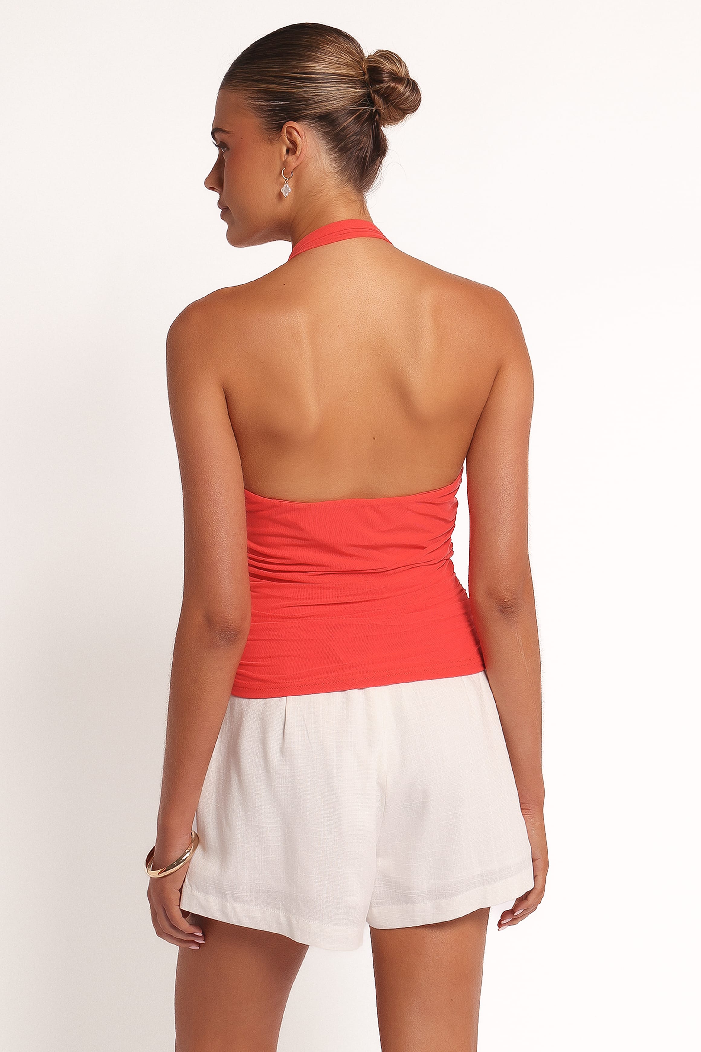 Petal and Pup USA TOPS Boston Halter Top - Coral (Hold for Rack)