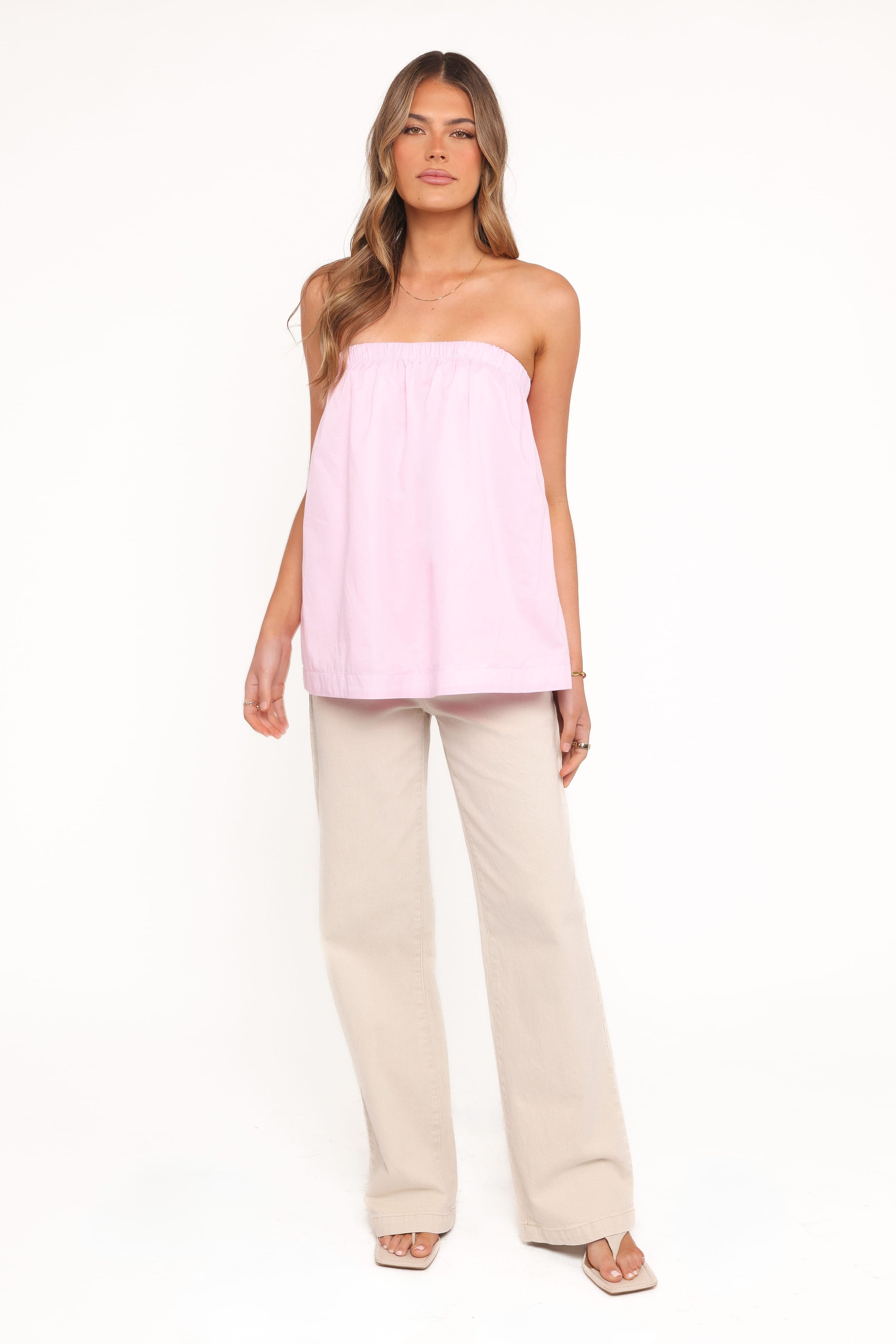 Petal and Pup USA TOPS Cadhla Strapless Top - Pink