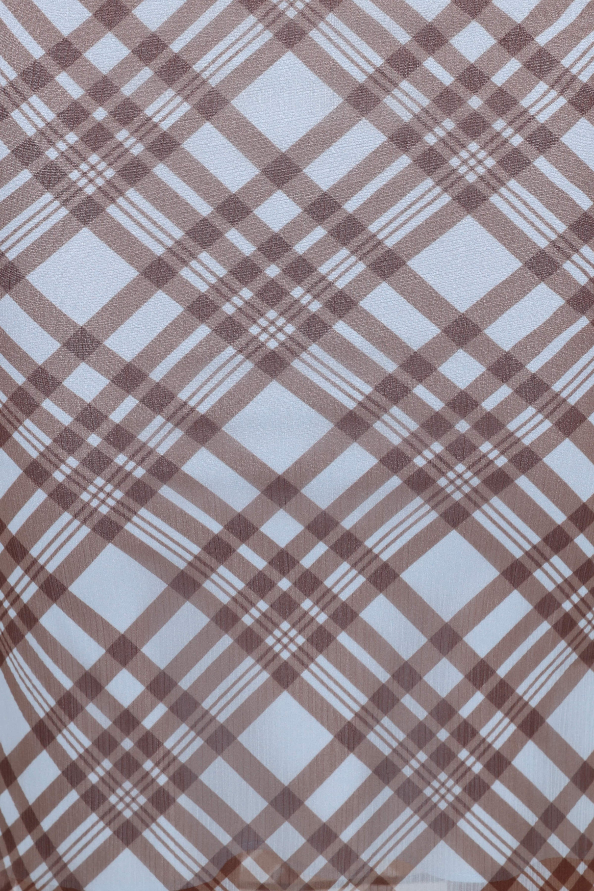 Petal and Pup USA TOPS Caitriona Cowl Neck Top - Blue Plaid