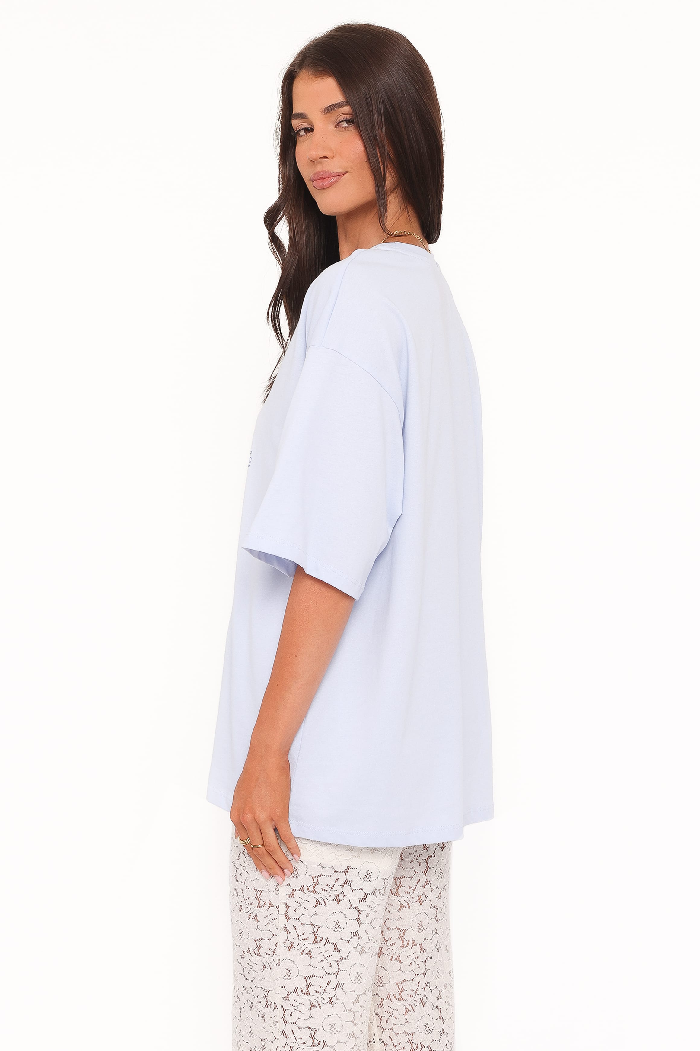 Petal and Pup USA TOPS Carmen Graphic Tee - Baby Blue