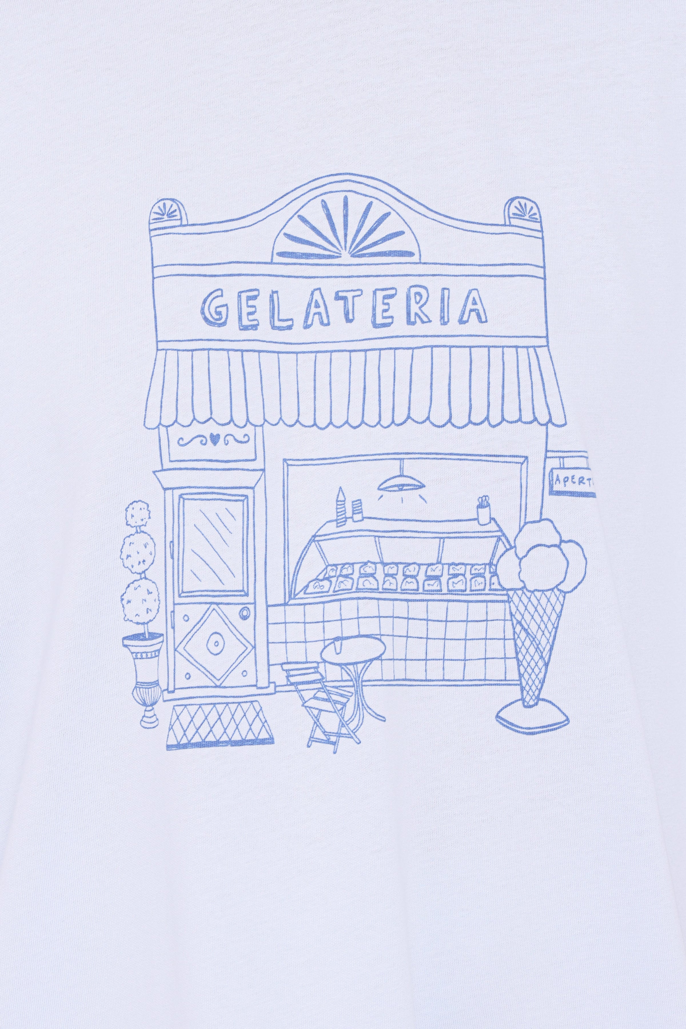 Petal and Pup USA TOPS Carmen Graphic Tee - Baby Blue
