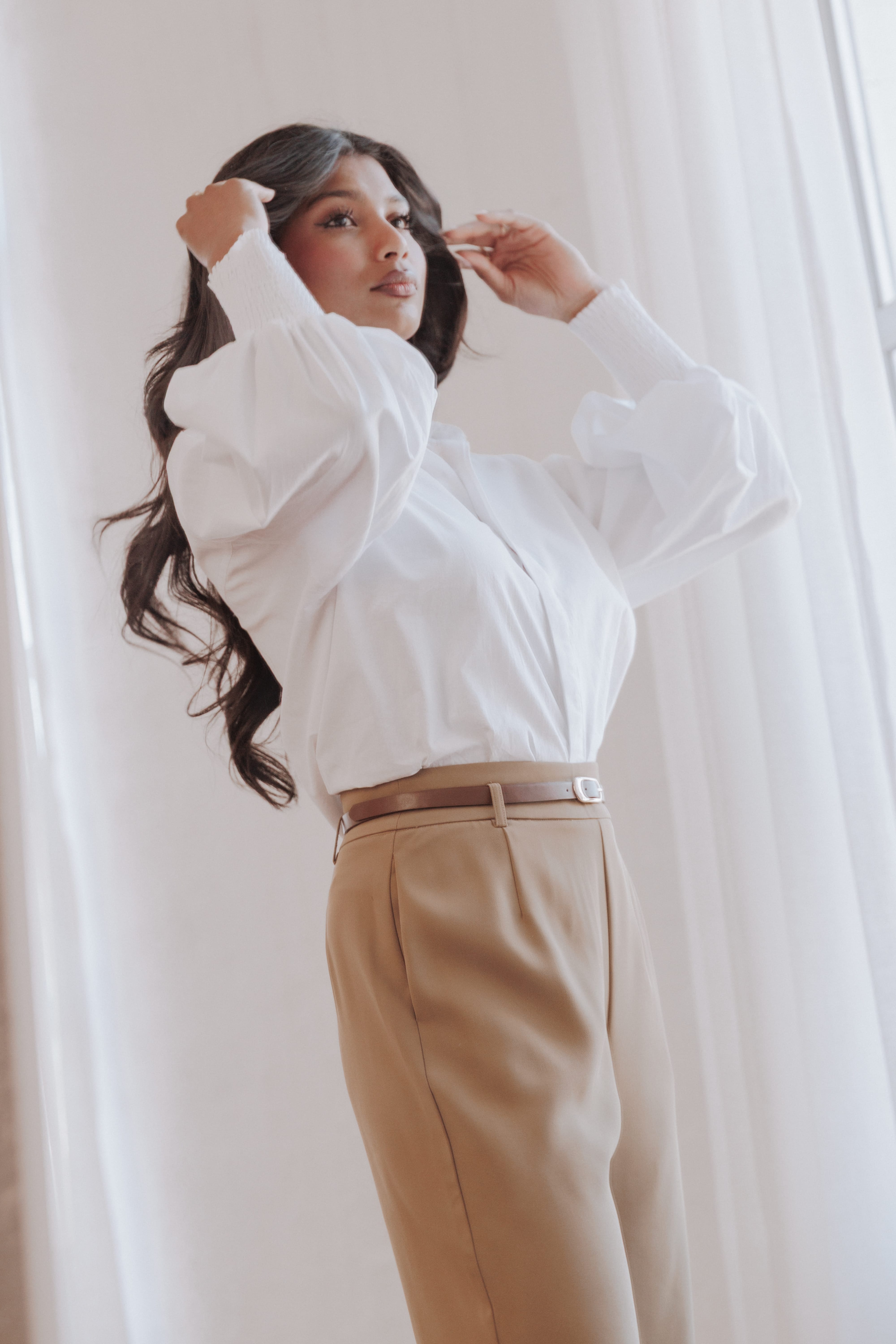 Petal and Pup USA TOPS Carys Shirt - White