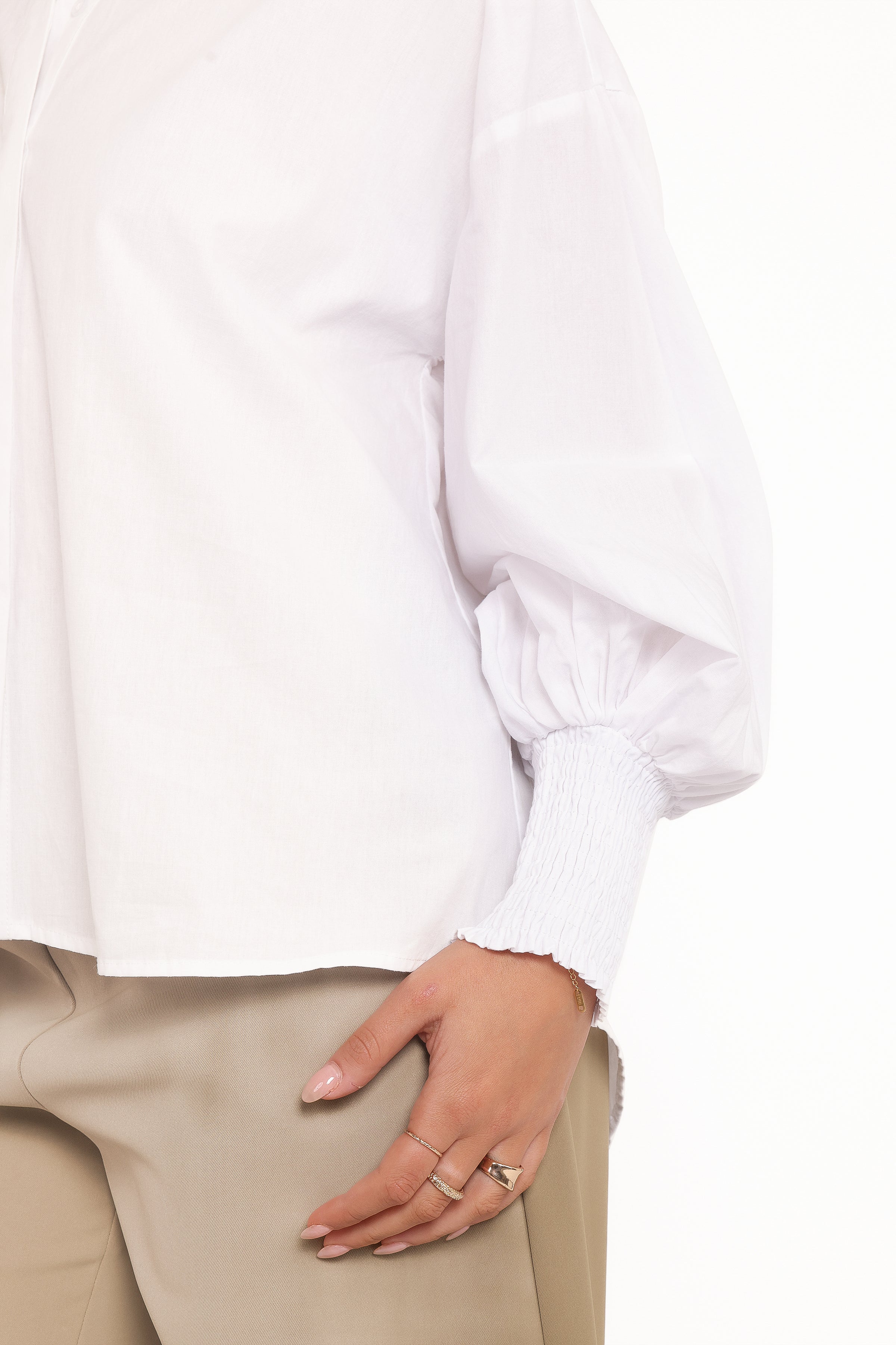 Petal and Pup USA TOPS Carys Shirt - White