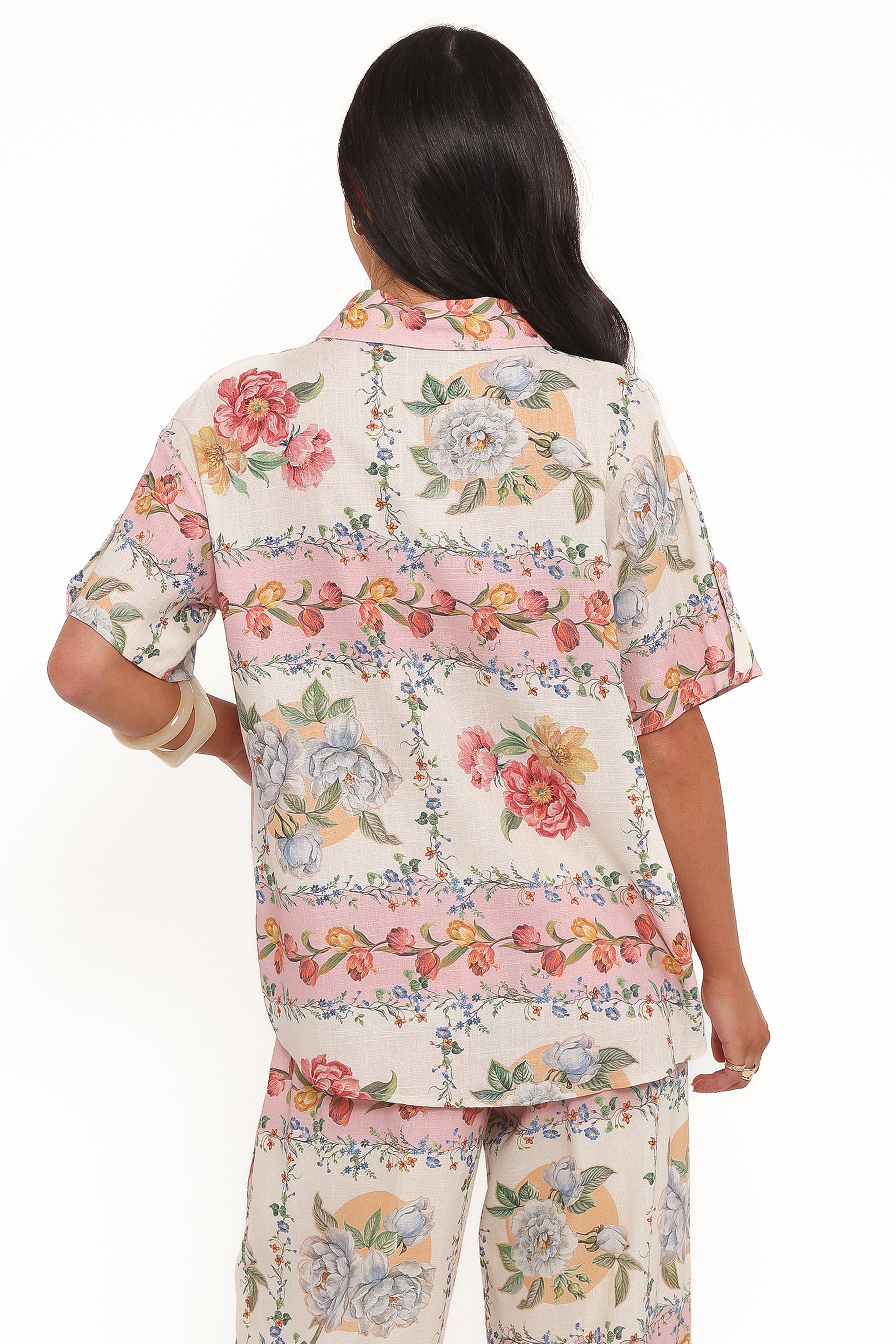 Petal and Pup USA TOPS Cascais Shirt - Rose Tile