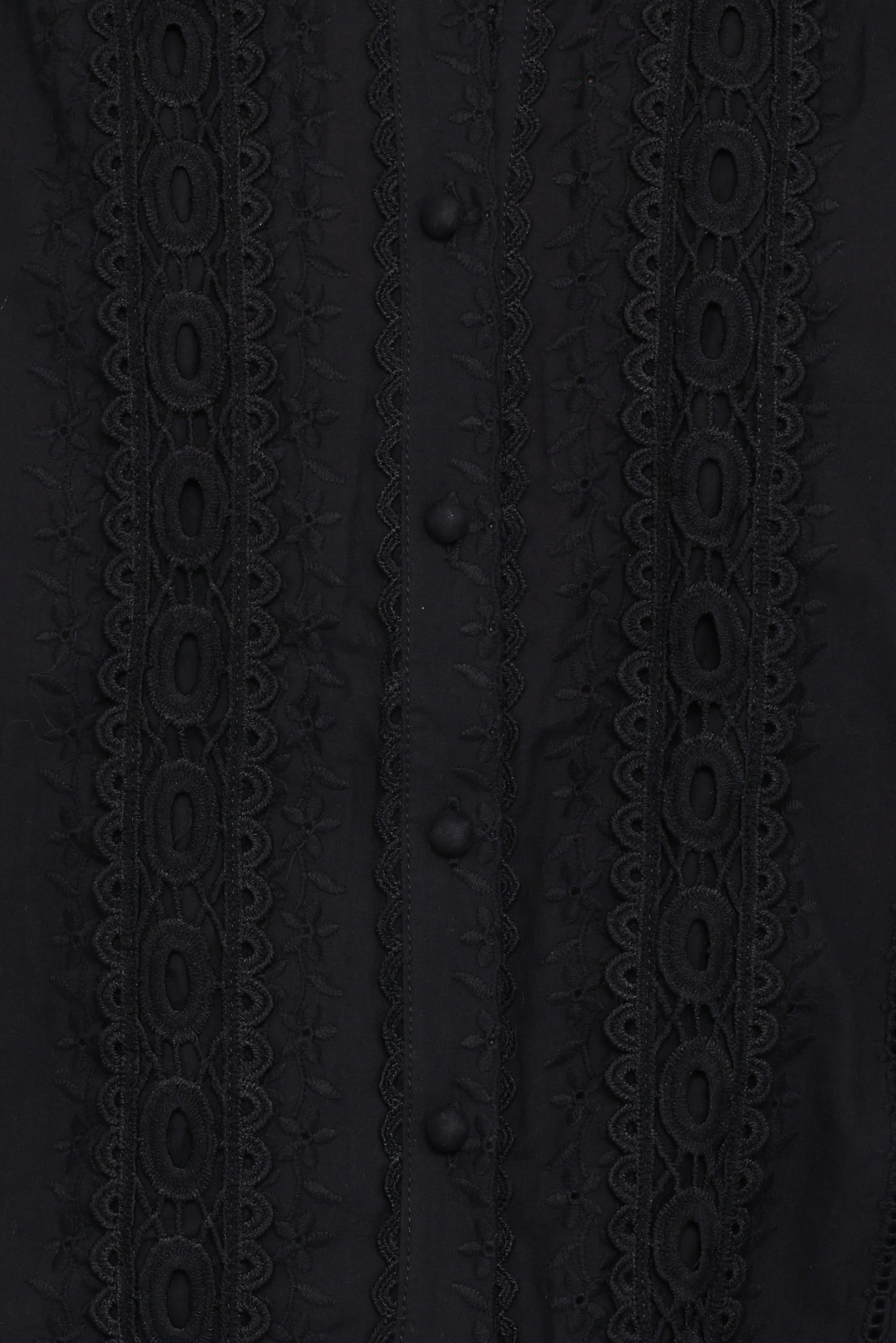 Petal and Pup USA TOPS Catania Lace Inset Top - Black