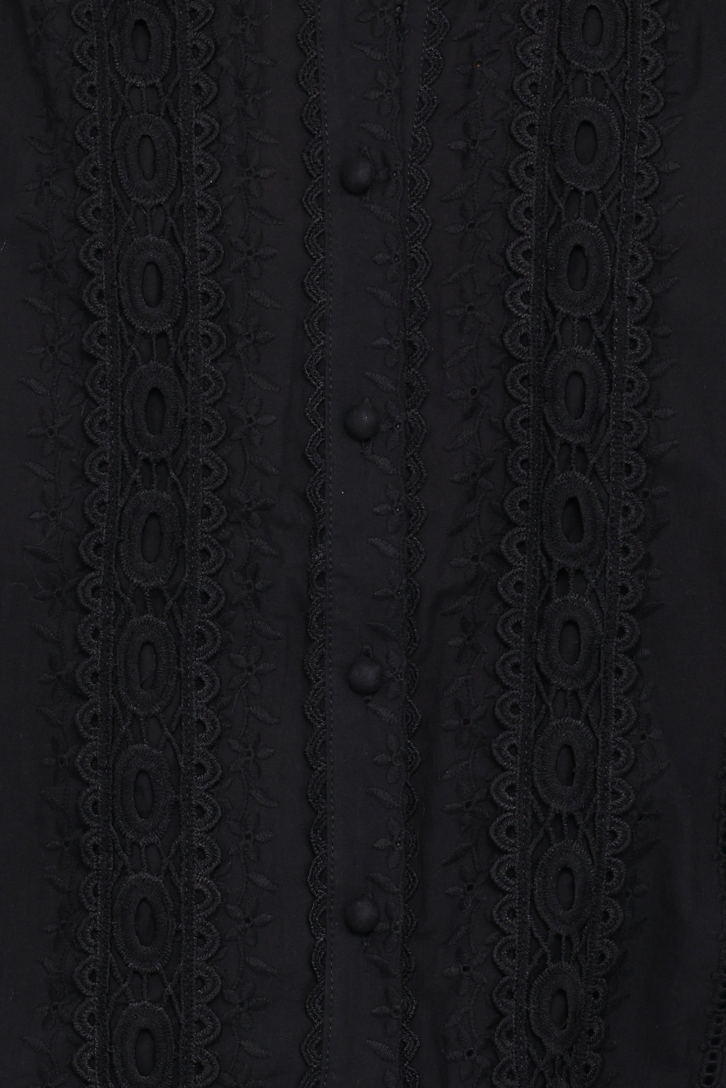 Petal and Pup USA TOPS Catania Lace Inset Top - Black