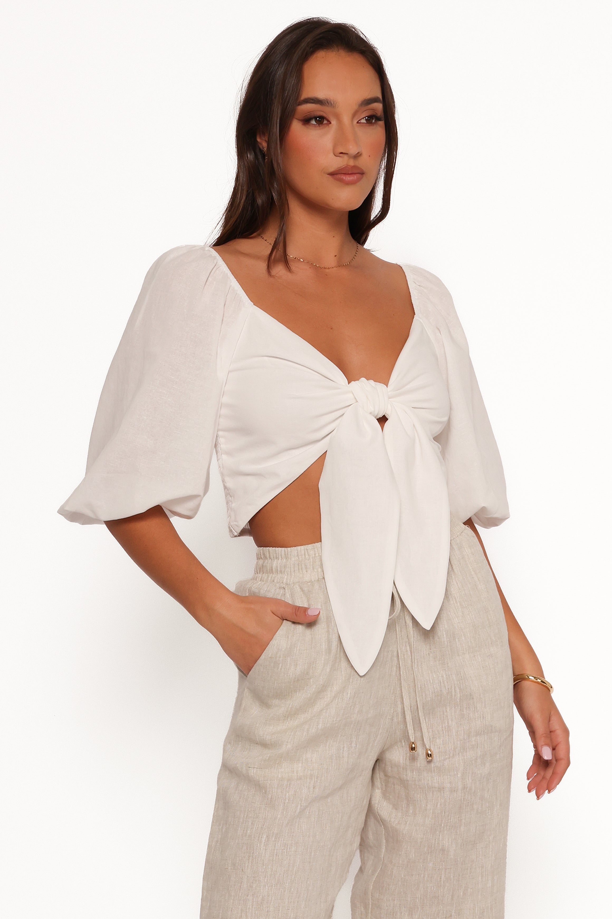 Petal and Pup USA TOPS Celine Top - White