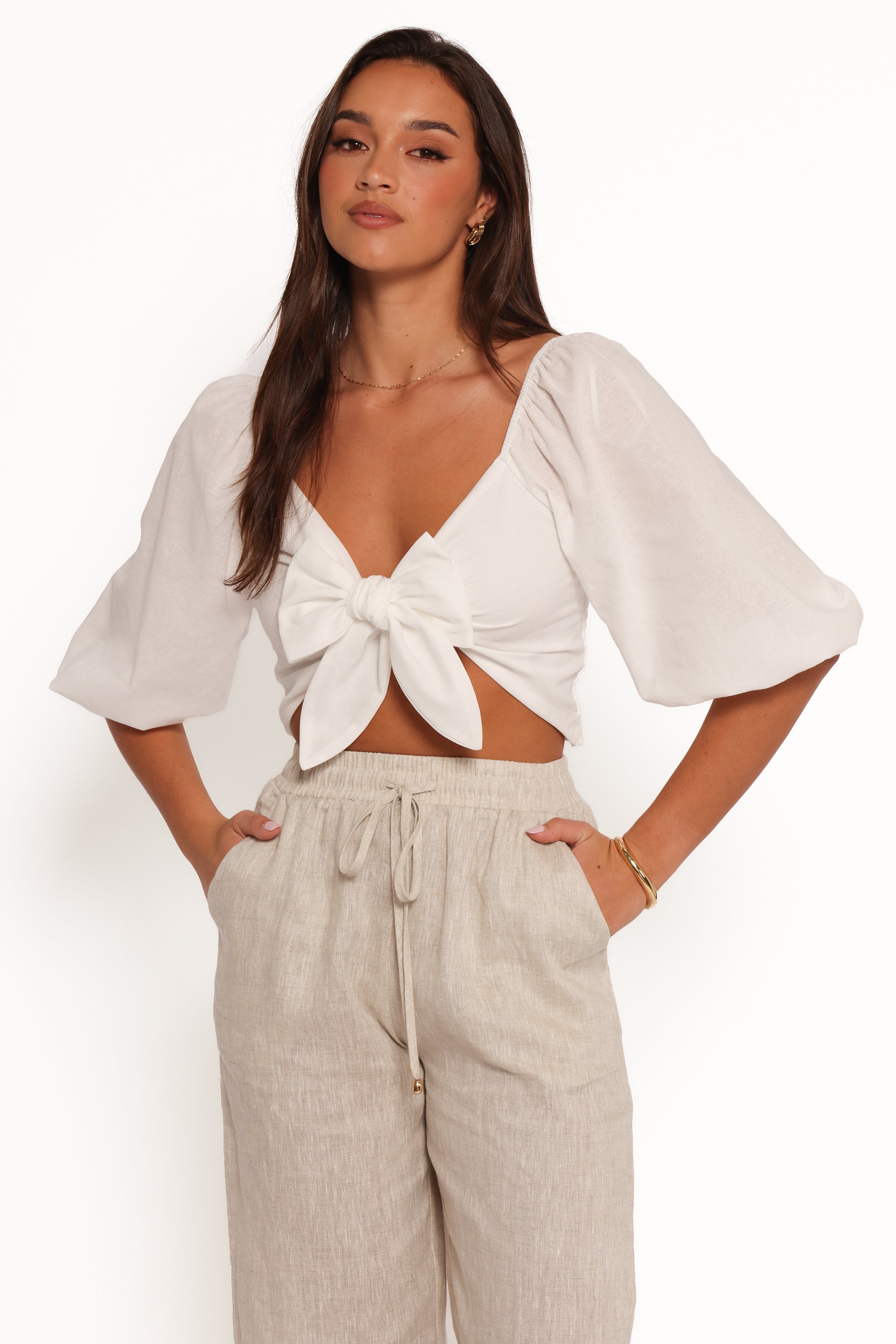 Petal and Pup USA TOPS Celine Top - White