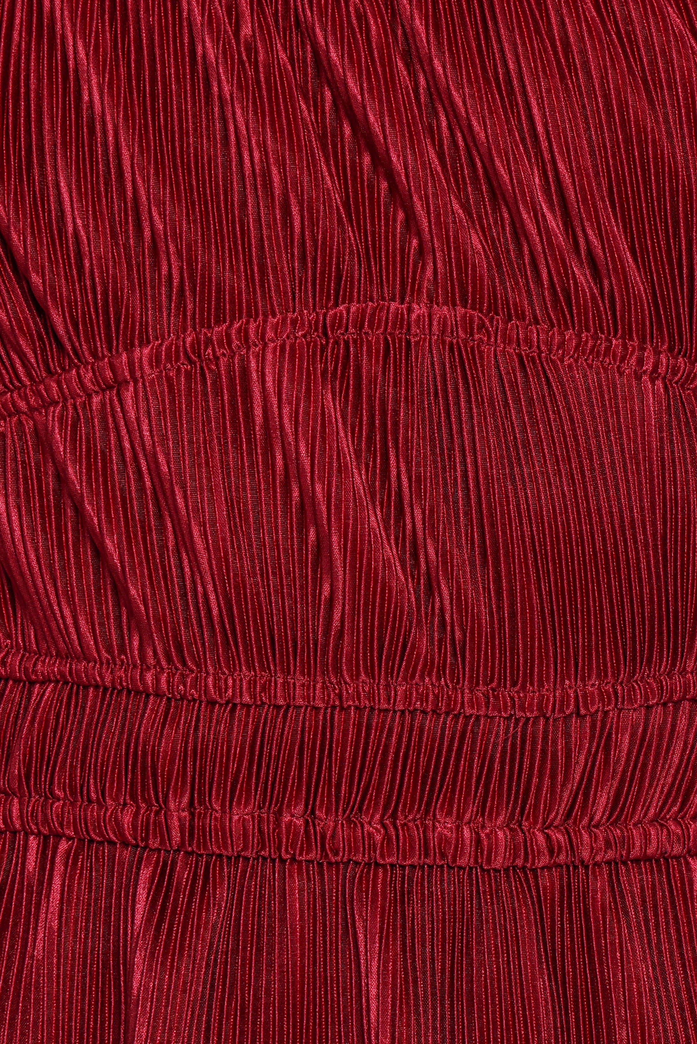 Petal and Pup USA TOPS Ceppia Plisse Top - Burgundy