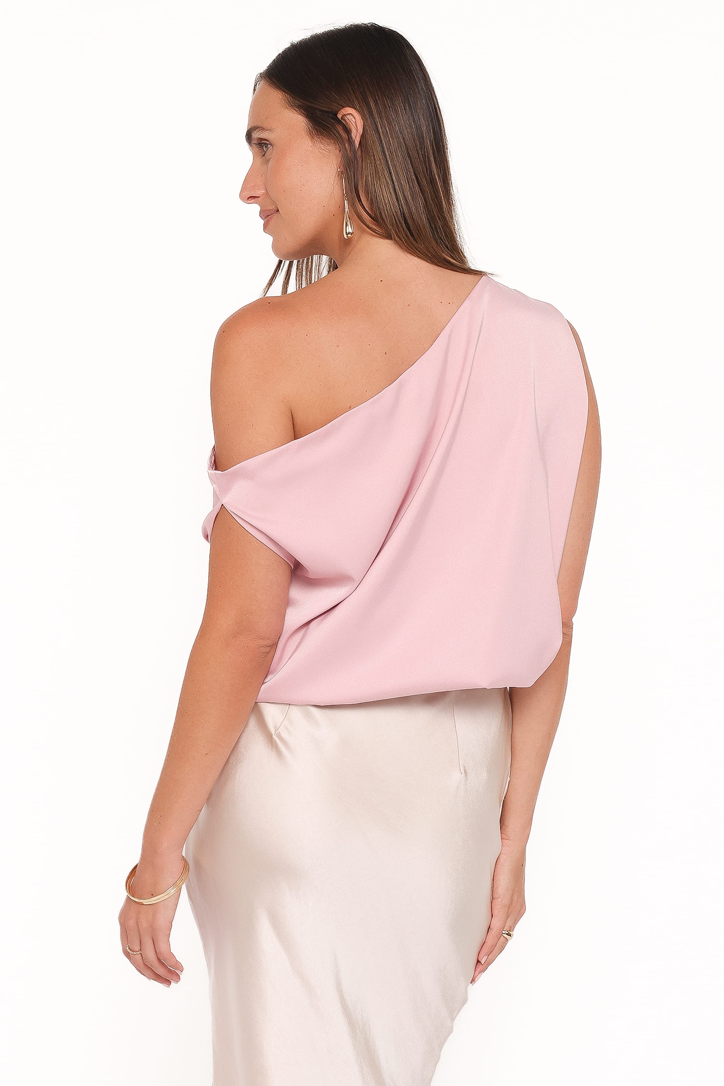 Petal and Pup USA TOPS Chandler Off Shoulder Top - Pink